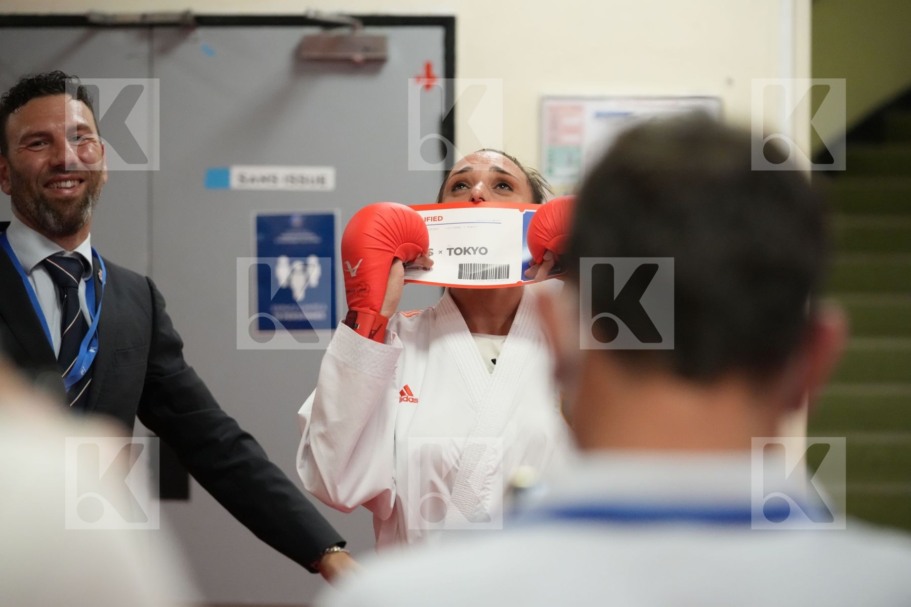 SEMERARO SILVIA (ITALY) in Olympic Category - Kumite Female 61+ KG - Round Robin bout