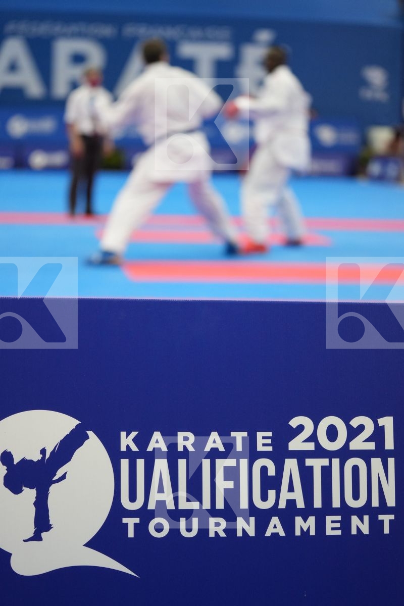 HAMEDI TAREG (SAUDI ARABIA), ARKANIA GOGITA (GEORGIA), GAYSINSKY DANIEL (CANADA), LARDY TYRON-DARNELL (NETHERLANDS) in Olympic Category - Kumite Male 75+ KG - Round Robin bout