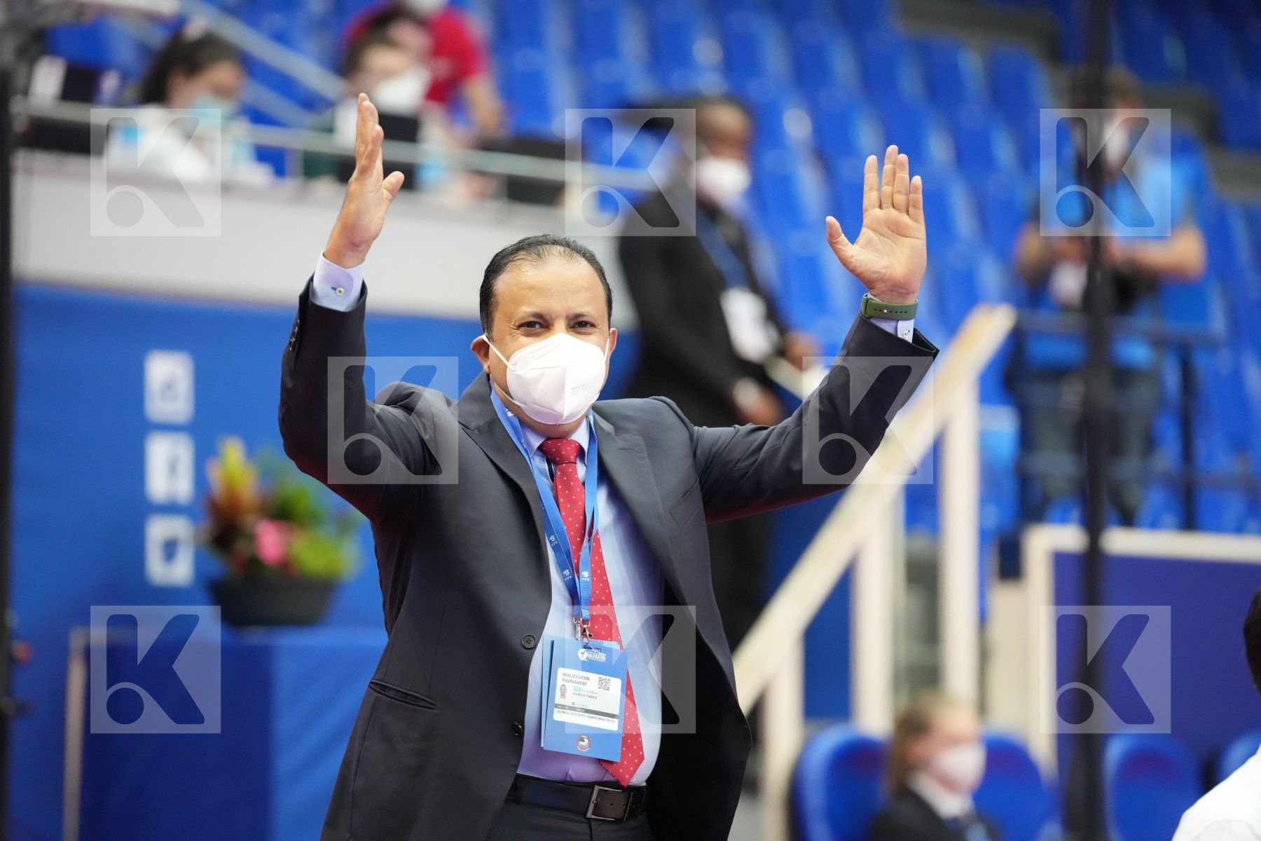 HAMEDI TAREG (SAUDI ARABIA) in Olympic Category - Kumite Male 75+ KG - Round Robin bout