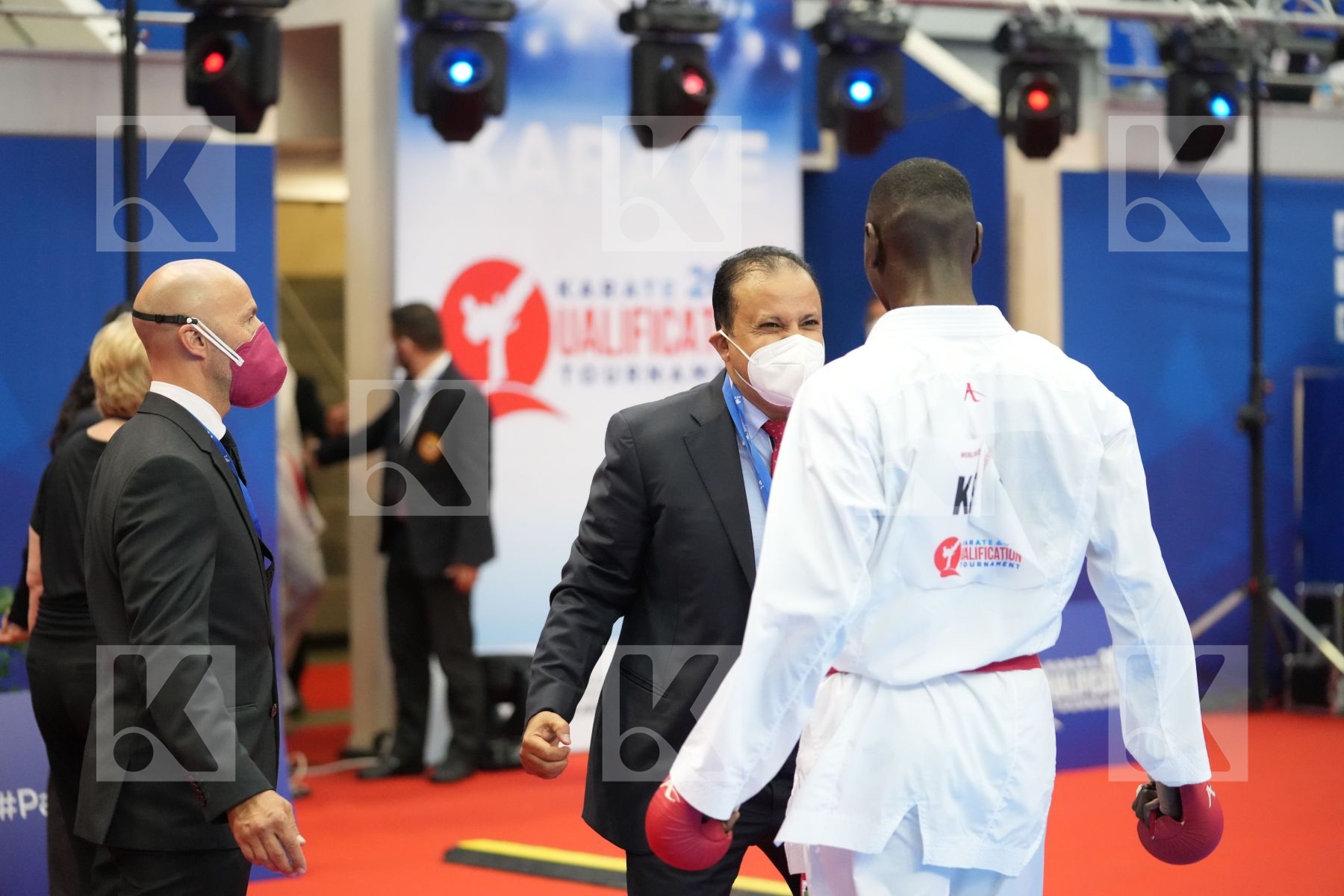 HAMEDI TAREG (SAUDI ARABIA) in Olympic Category - Kumite Male 75+ KG - Round Robin bout