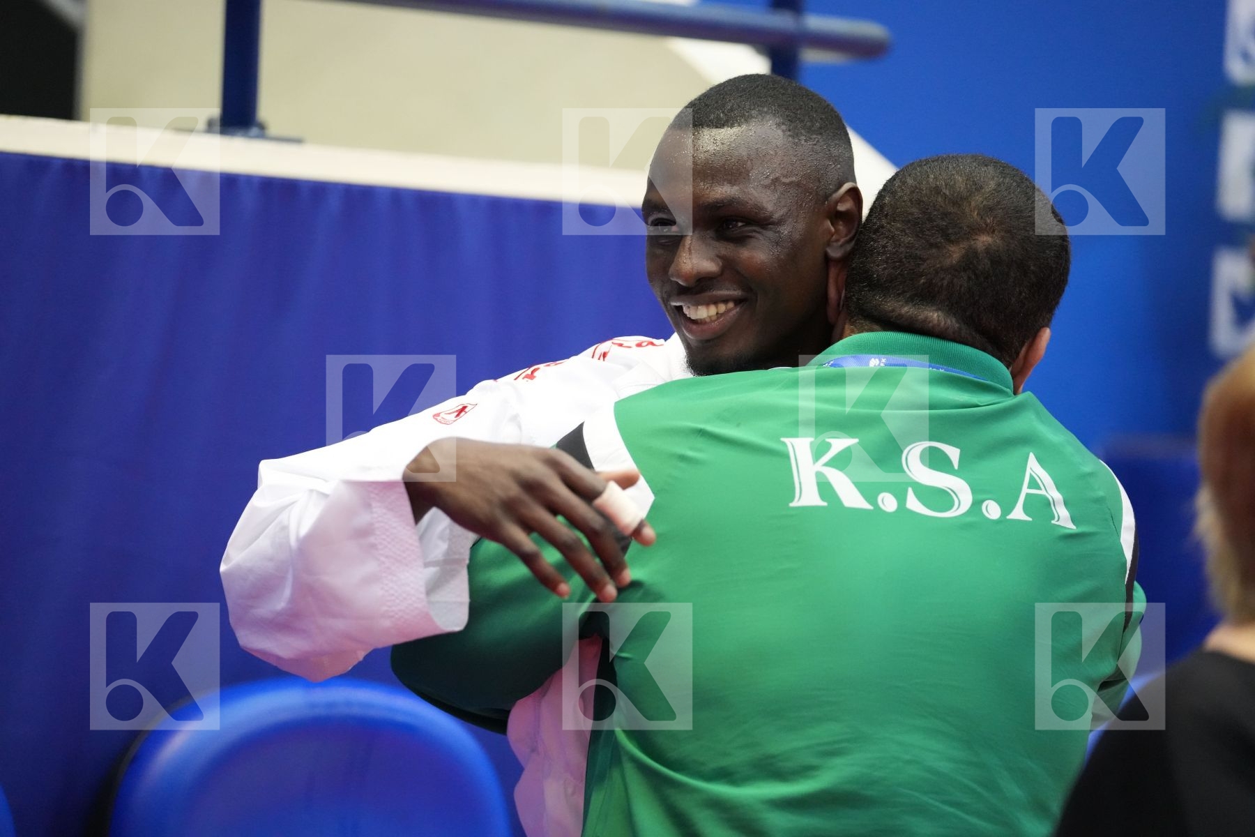 HAMEDI TAREG (SAUDI ARABIA) in Olympic Category - Kumite Male 75+ KG - Round Robin bout