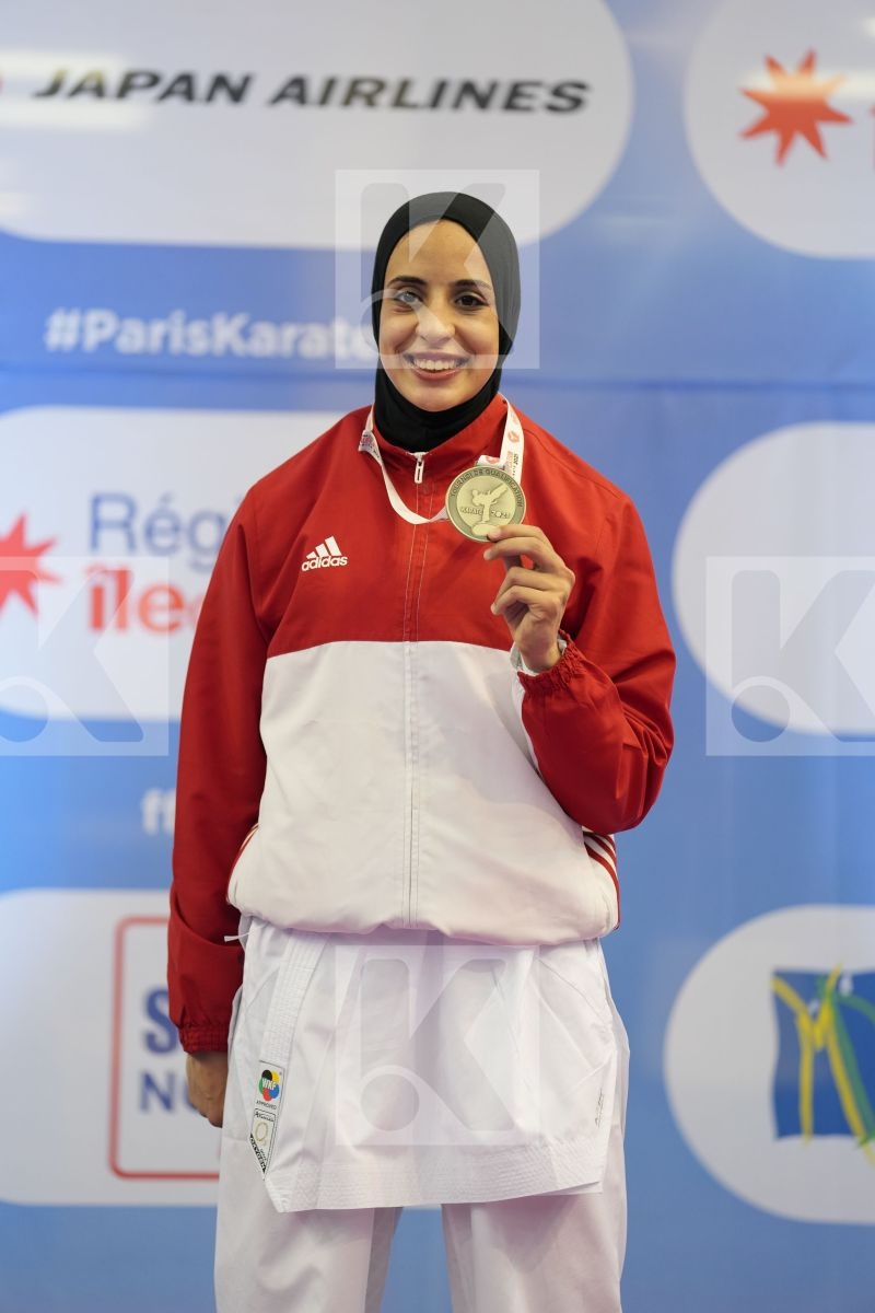 ABDELAZIZ FERYAL (EGYPT) in Olympic Category - Kumite Female 61+ KG - Podium