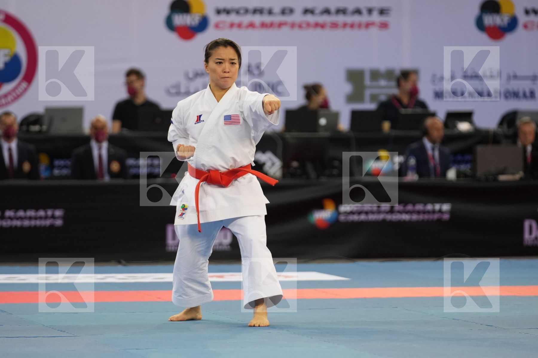 KOKUMAI SAKURA (UNITED STATES) in Female Kata - bronze bout