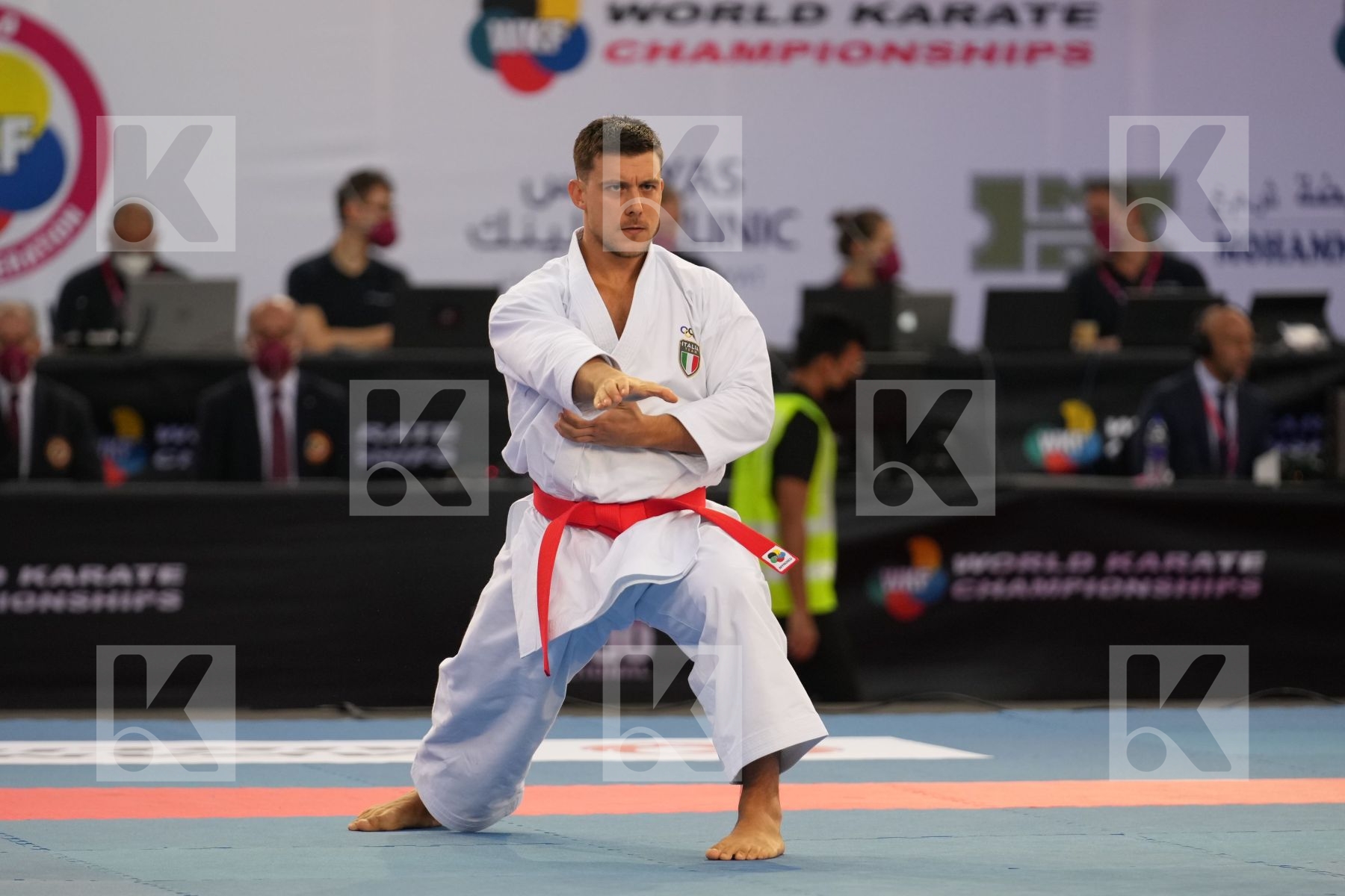 BUSATO MATTIA (ITALY) in Male Kata - bronze bout
