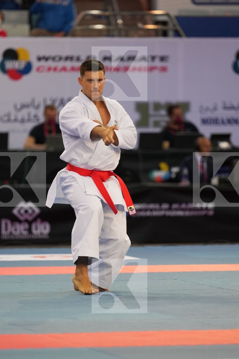 BUSATO MATTIA (ITALY) in Male Kata - bronze bout