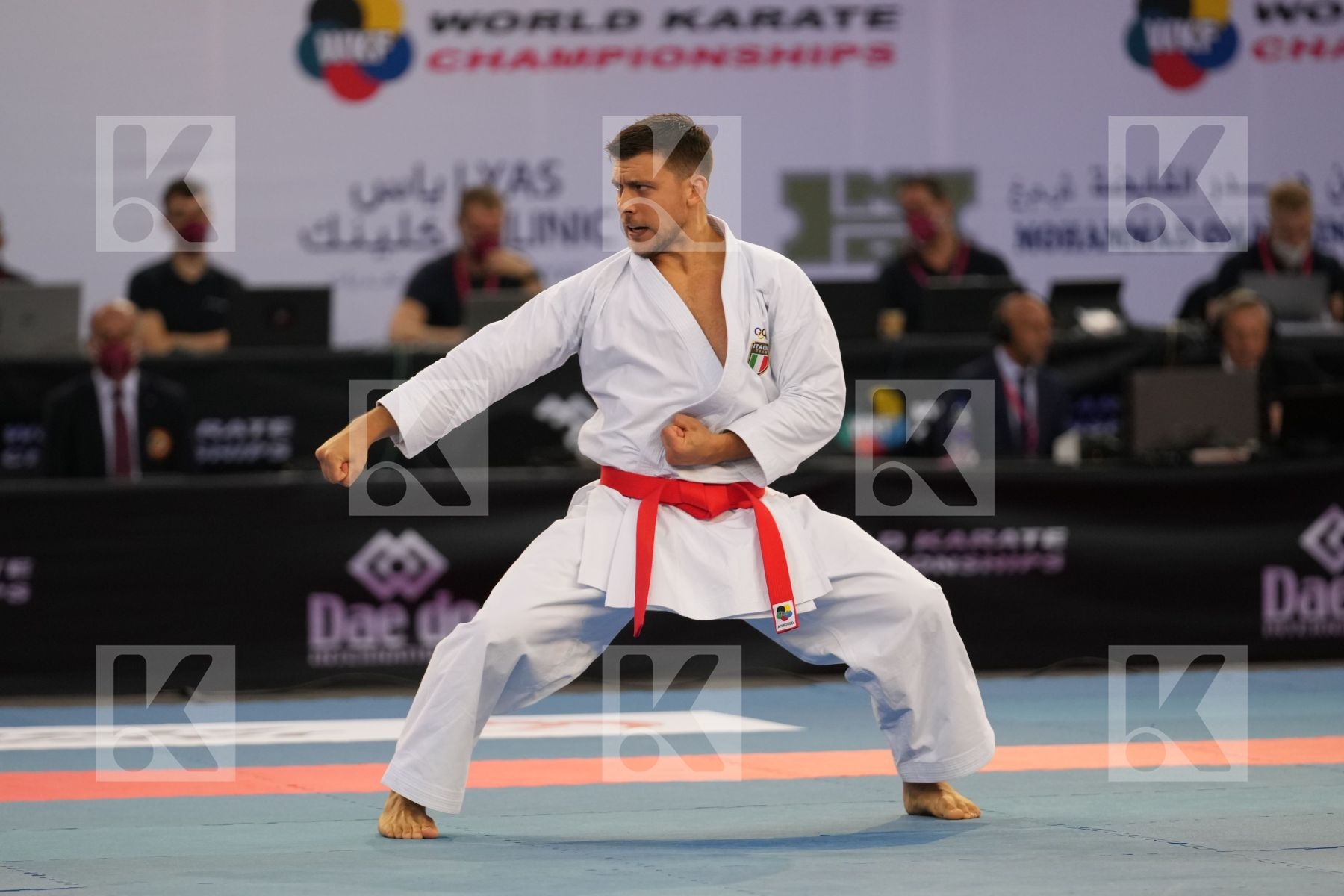 BUSATO MATTIA (ITALY) in Male Kata - bronze bout