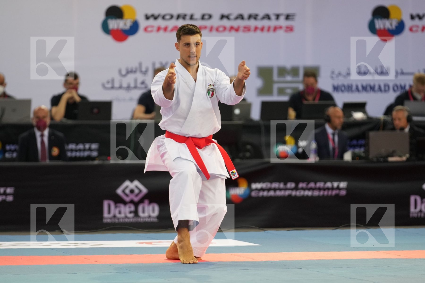 BUSATO MATTIA (ITALY) in Male Kata - bronze bout