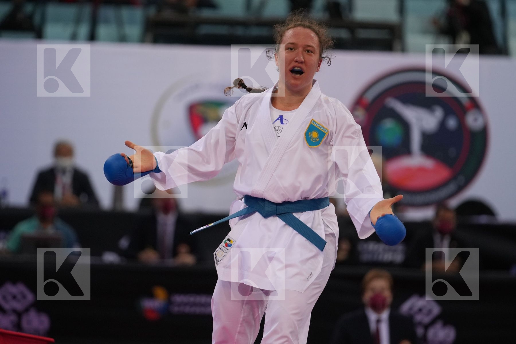 PEROVIC IVANA (SERBIA) vs BERULTSEVA SOFYA (KAZAKHSTAN) in Female Kumite 68+ Kg - bronze bout