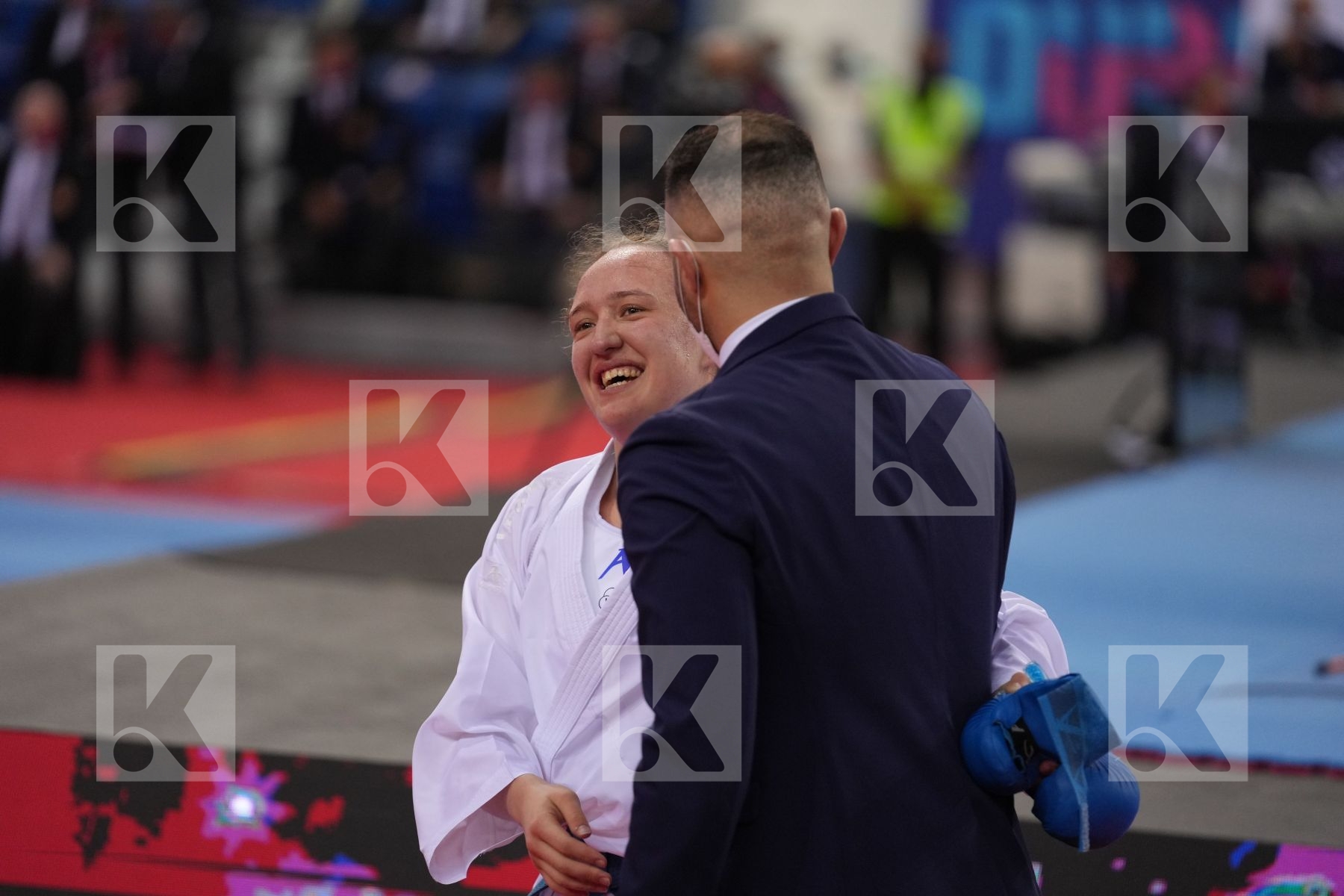 PEROVIC IVANA (SERBIA) vs BERULTSEVA SOFYA (KAZAKHSTAN) in Female Kumite 68+ Kg - bronze bout