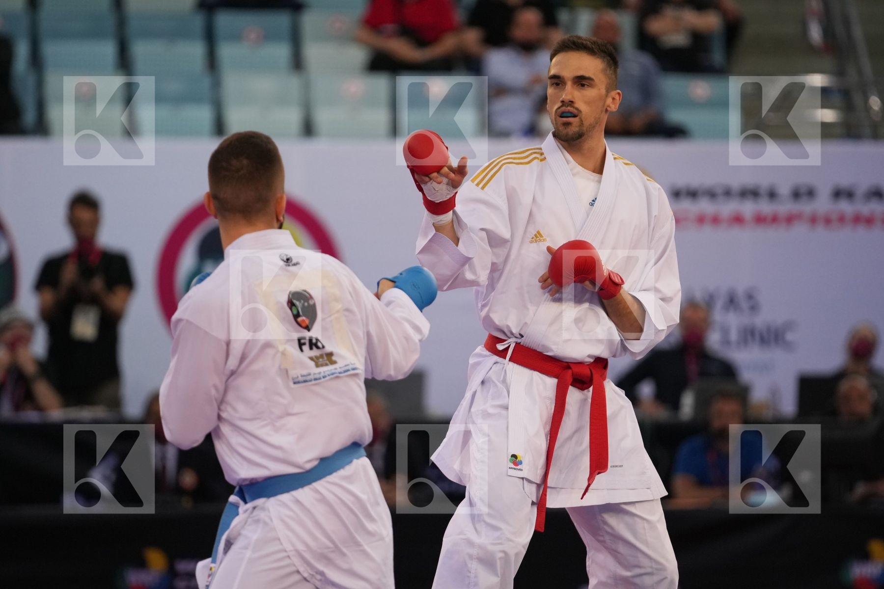 KVESIC IVAN (CROATIA) vs DA COSTA JESSIE (FRANCE) in Male Kumite -84 Kg - bronze bout