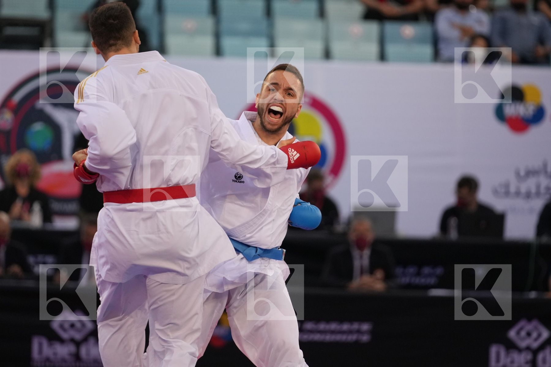 KVESIC IVAN (CROATIA) vs DA COSTA JESSIE (FRANCE) in Male Kumite -84 Kg - bronze bout