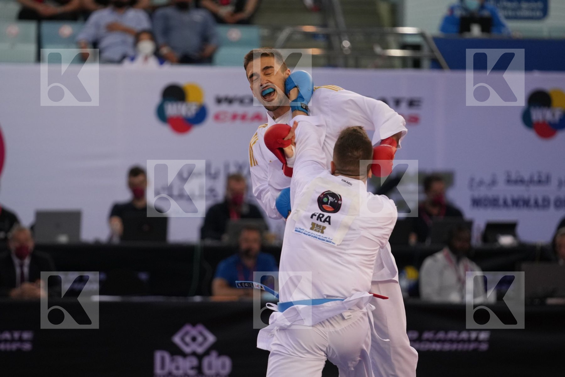 KVESIC IVAN (CROATIA) vs DA COSTA JESSIE (FRANCE) in Male Kumite -84 Kg - bronze bout