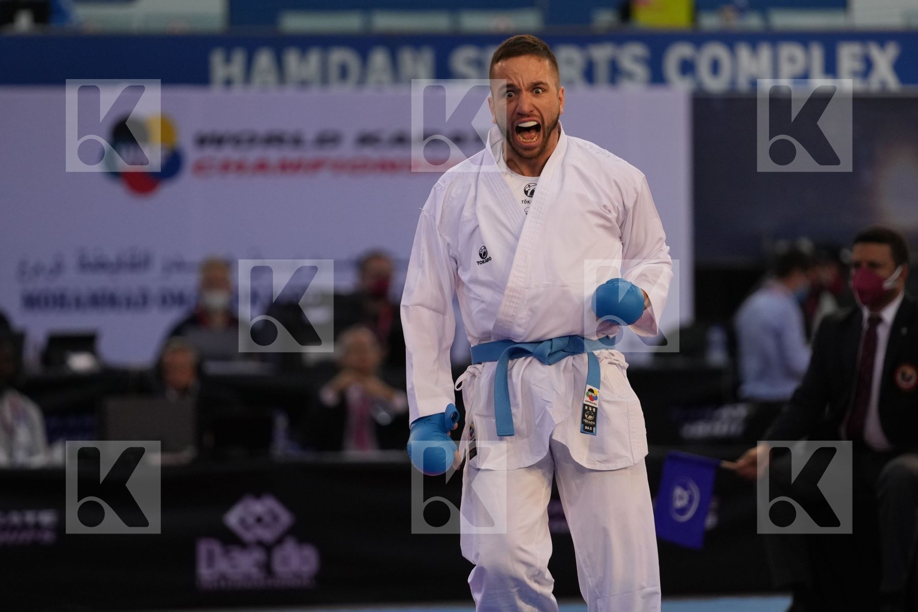 KVESIC IVAN (CROATIA) vs DA COSTA JESSIE (FRANCE) in Male Kumite -84 Kg - bronze bout