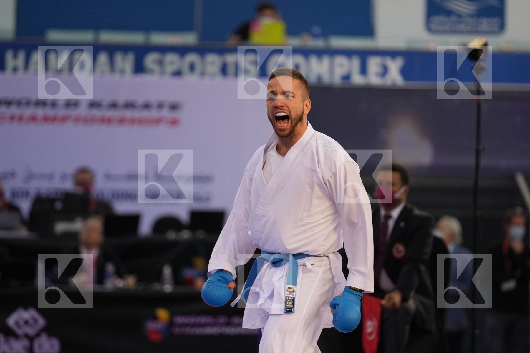 KVESIC IVAN (CROATIA) vs DA COSTA JESSIE (FRANCE) in Male Kumite -84 Kg - bronze bout