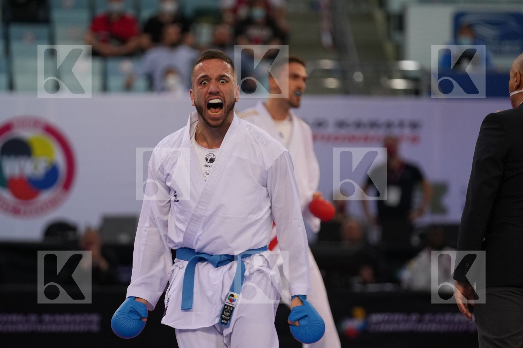 KVESIC IVAN (CROATIA) vs DA COSTA JESSIE (FRANCE) in Male Kumite -84 Kg - bronze bout