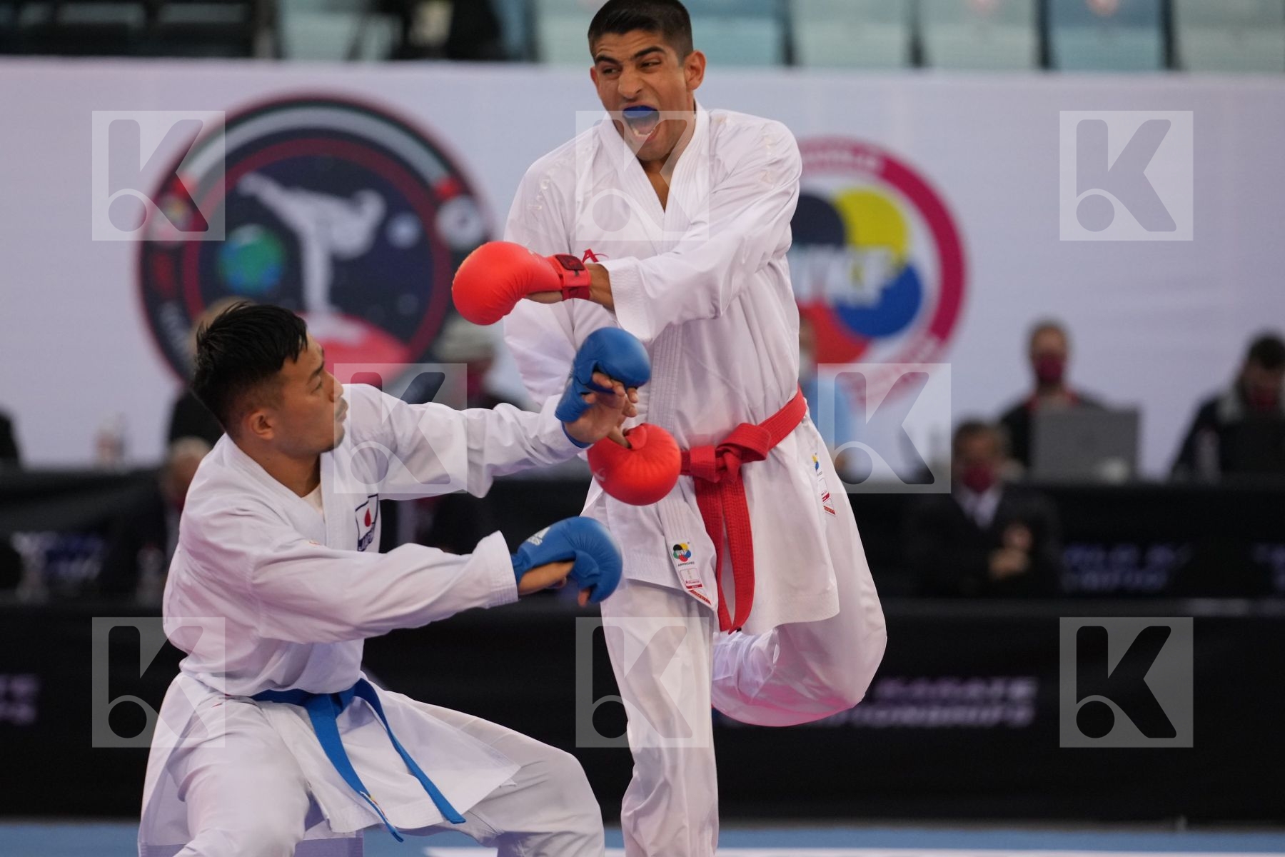 XENOS DIONYSIOS (GREECE) vs NAKANO SOICHIRO (JAPAN) in Male Kumite -67 Kg - bronze bout