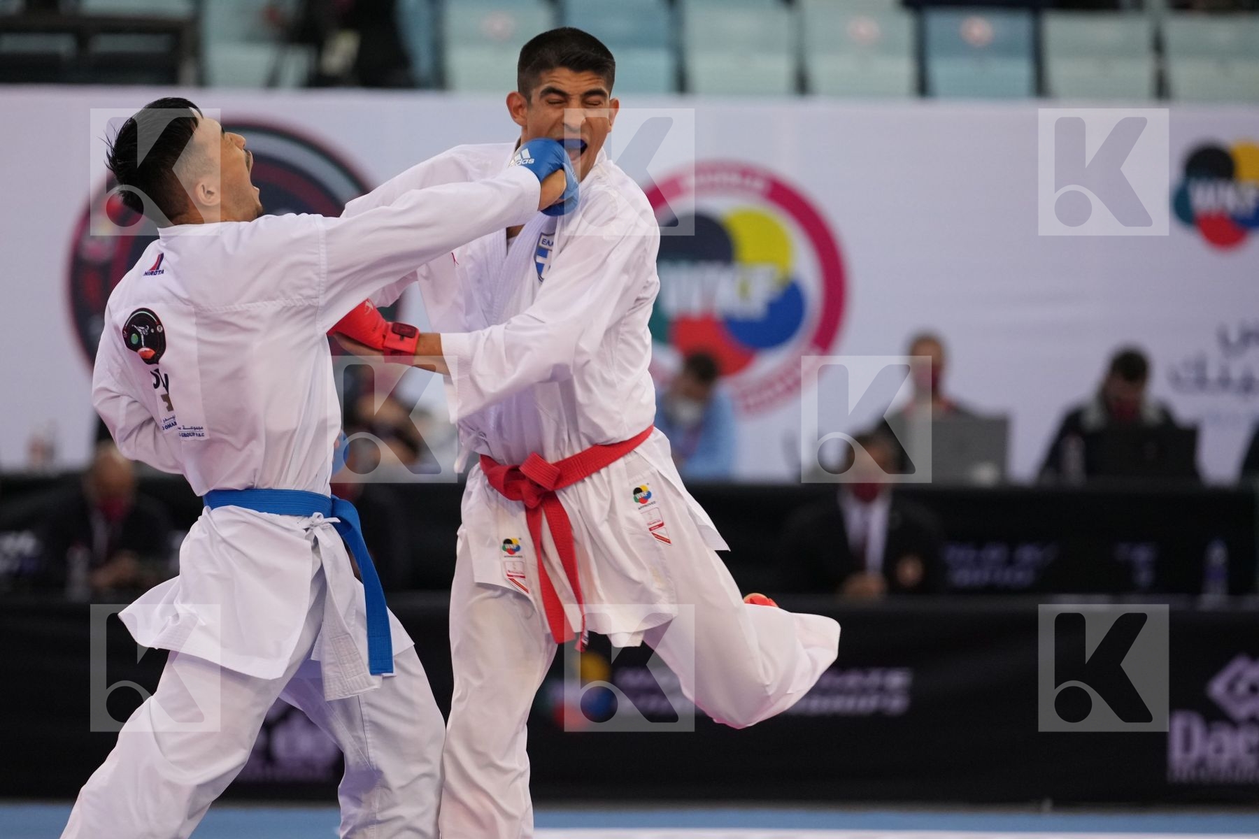XENOS DIONYSIOS (GREECE) vs NAKANO SOICHIRO (JAPAN) in Male Kumite -67 Kg - bronze bout