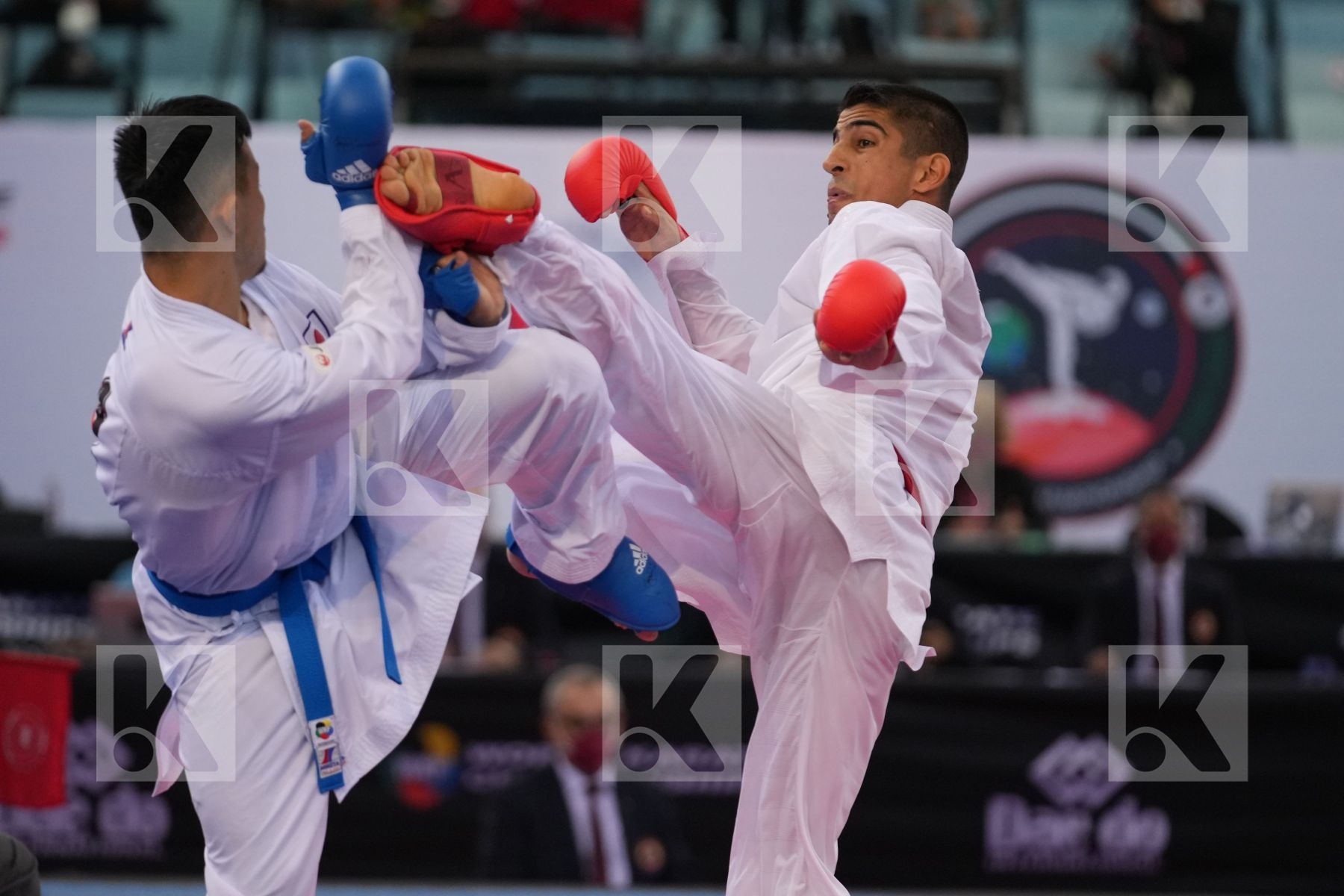 XENOS DIONYSIOS (GREECE) vs NAKANO SOICHIRO (JAPAN) in Male Kumite -67 Kg - bronze bout