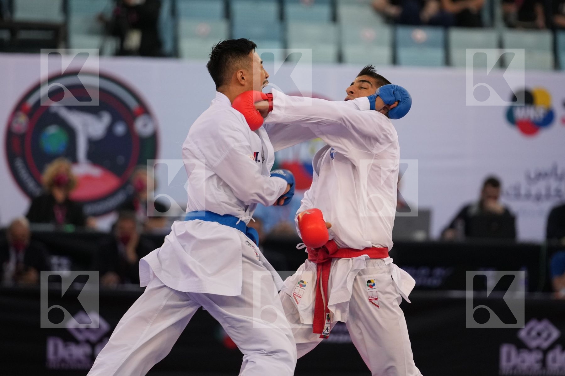XENOS DIONYSIOS (GREECE) vs NAKANO SOICHIRO (JAPAN) in Male Kumite -67 Kg - bronze bout