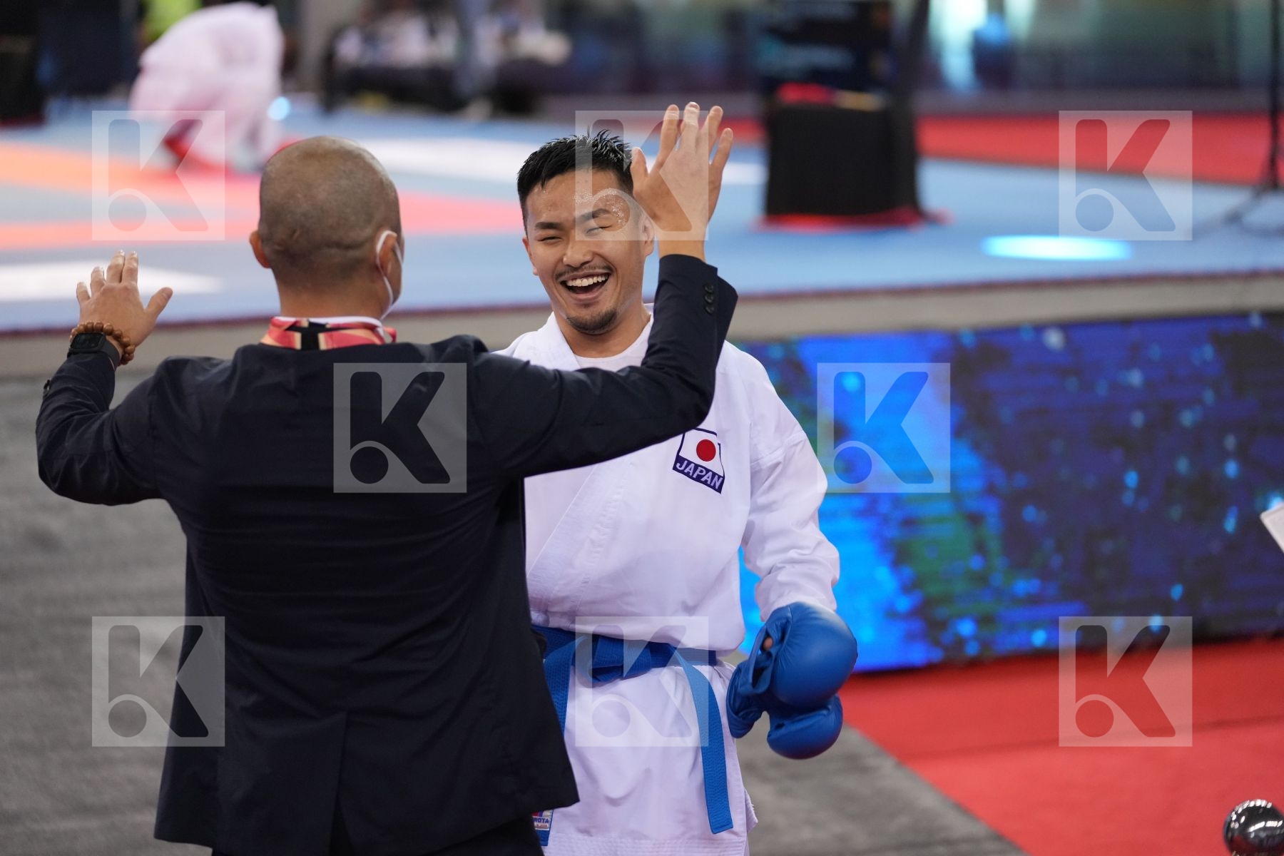 XENOS DIONYSIOS (GREECE) vs NAKANO SOICHIRO (JAPAN) in Male Kumite -67 Kg - bronze bout