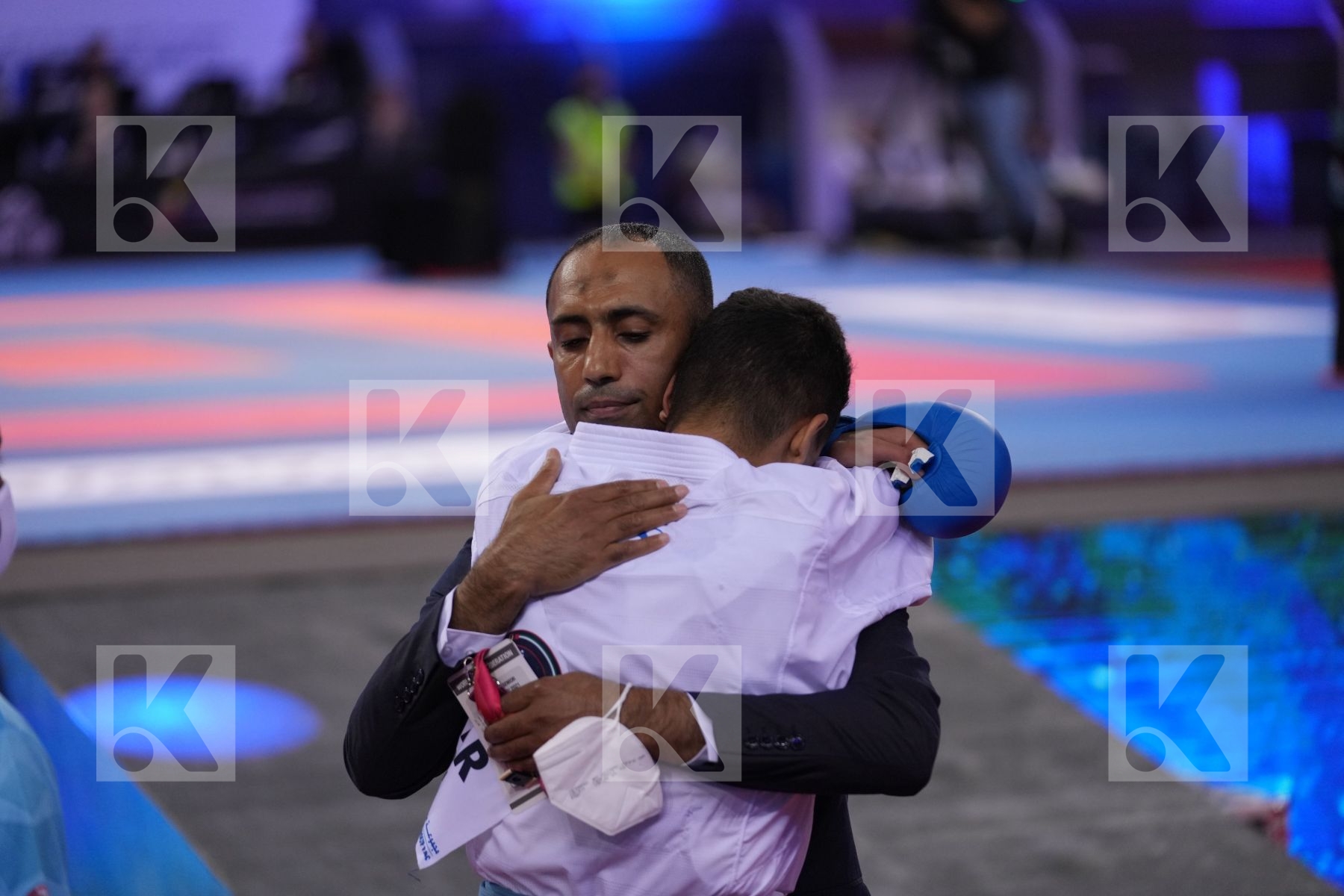 ALPYSBAY KAISAR (KAZAKHSTAN) vs JINA ABDEL ALI (MOROCCO) in Male Kumite -60 Kg - bronze bout