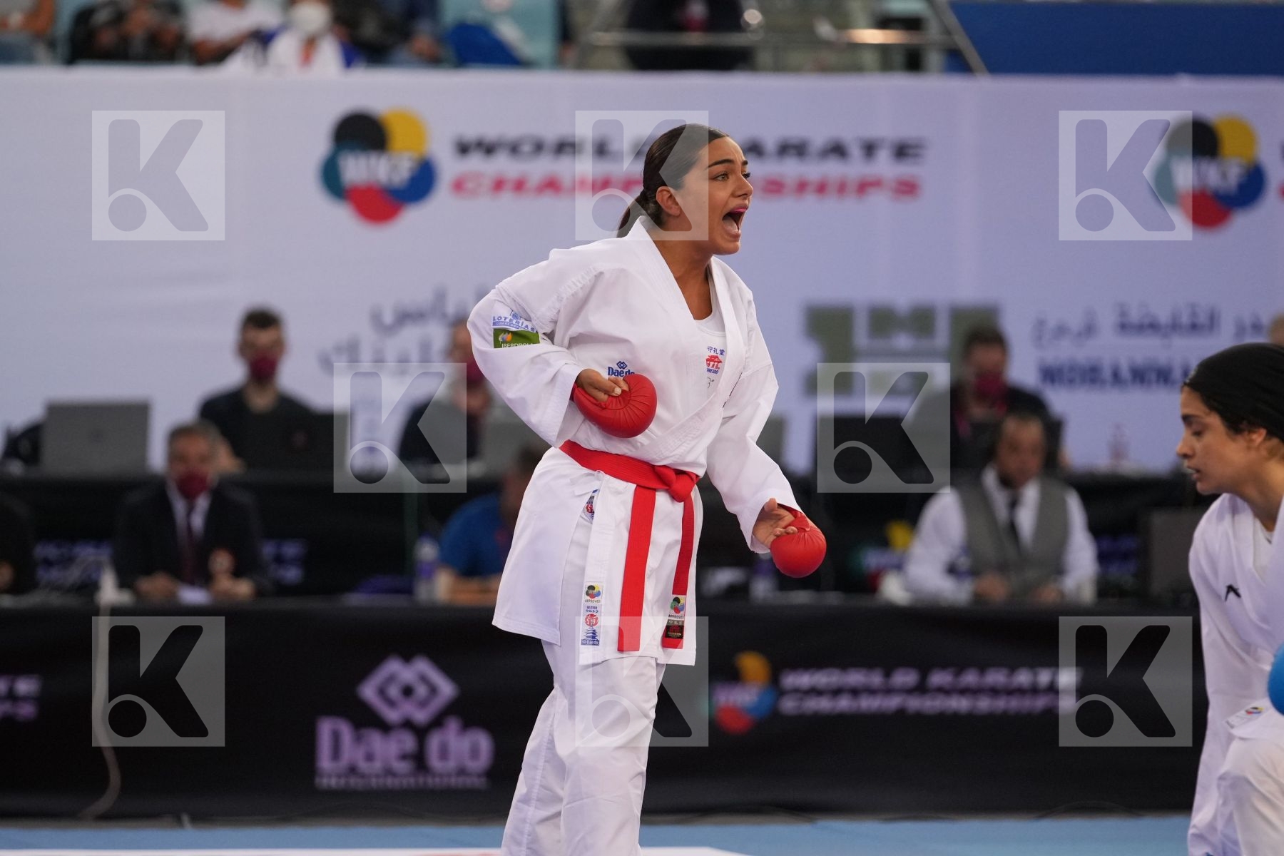 TORRES GARCIA MARIA (SPAIN) vs OKILA MENNA SHAABAN (EGYPT) in Female Kumite 68+ Kg - final bout