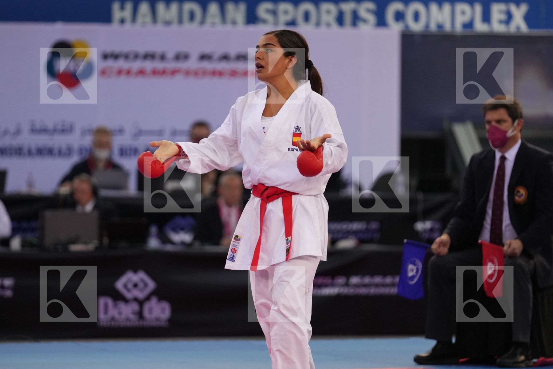 TORRES GARCIA MARIA (SPAIN) vs OKILA MENNA SHAABAN (EGYPT) in Female Kumite 68+ Kg - final bout