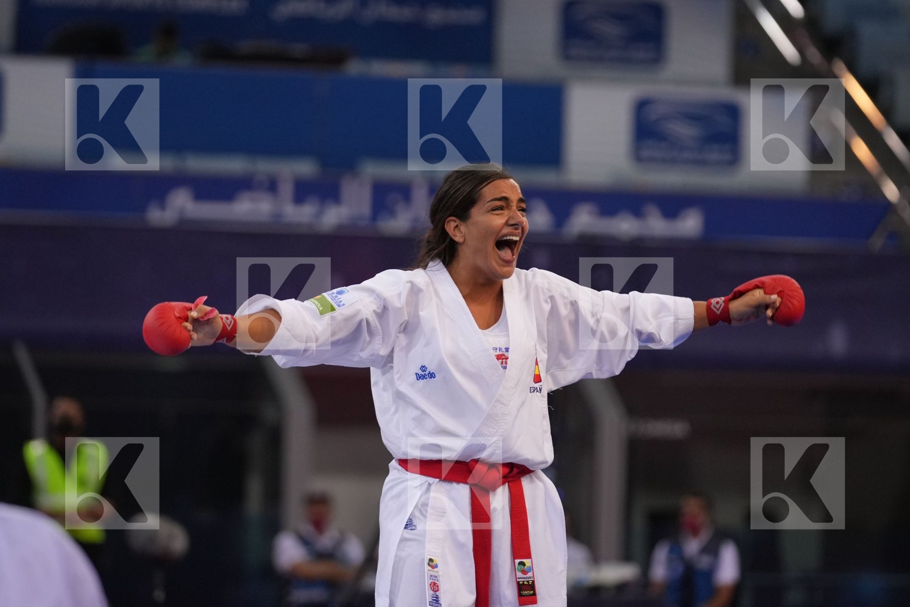 TORRES GARCIA MARIA (SPAIN) vs OKILA MENNA SHAABAN (EGYPT) in Female Kumite 68+ Kg - final bout