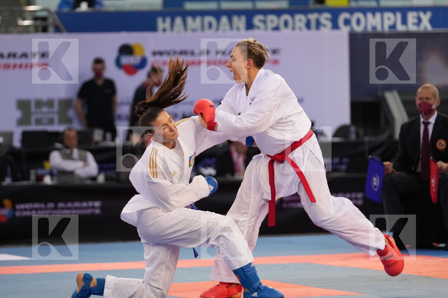 SEMERARO SILVIA (ITALY) vs ZARETSKA IRINA (AZERBAIJAN) in Female Kumite -68 Kg - final bout