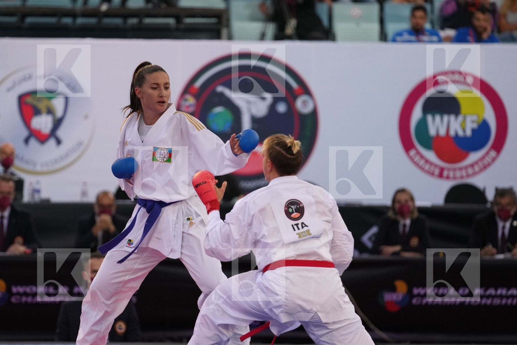 SEMERARO SILVIA (ITALY) vs ZARETSKA IRINA (AZERBAIJAN) in Female Kumite -68 Kg - final bout