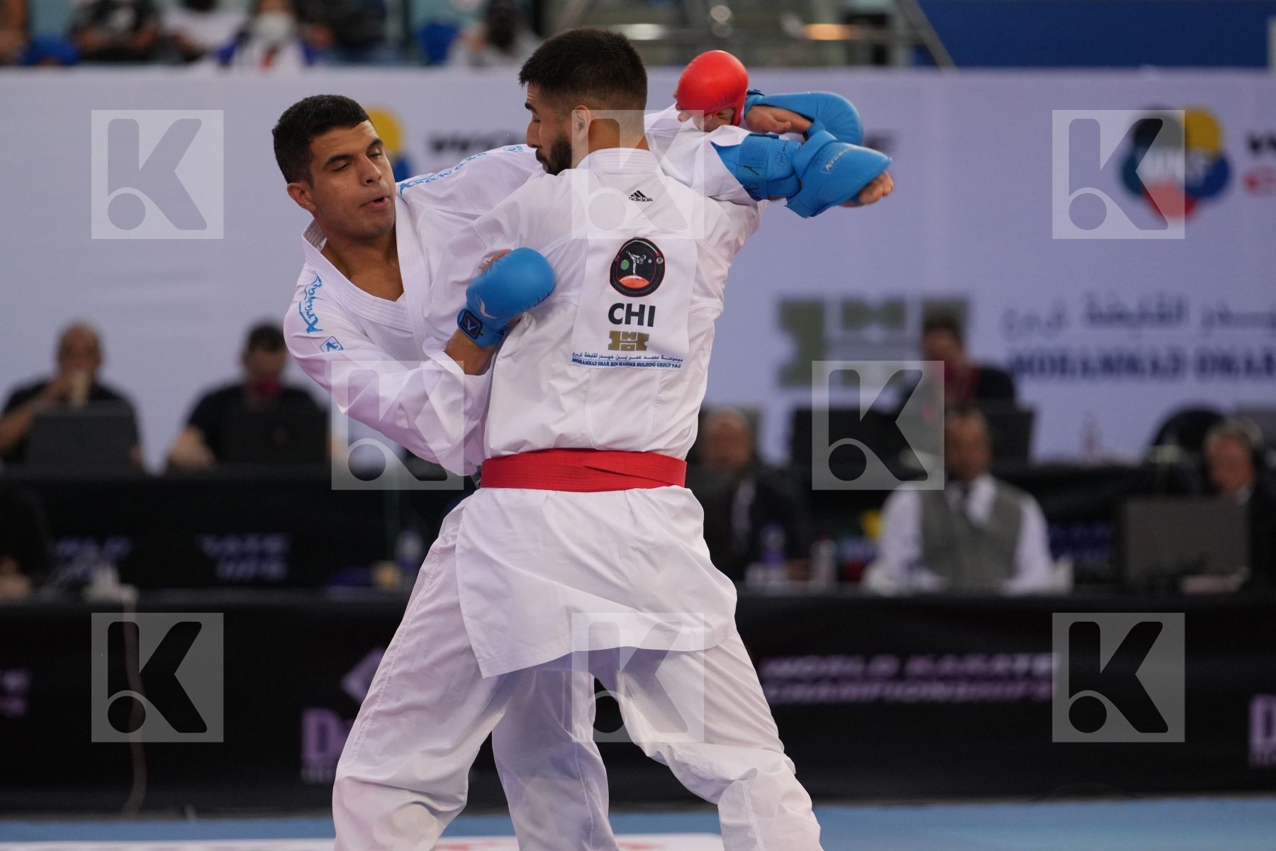 HUAIQUIMAN FABIAN (CHILE) vs BADAWY YOUSSEF (EGYPT) in Male Kumite -84 Kg - final bout