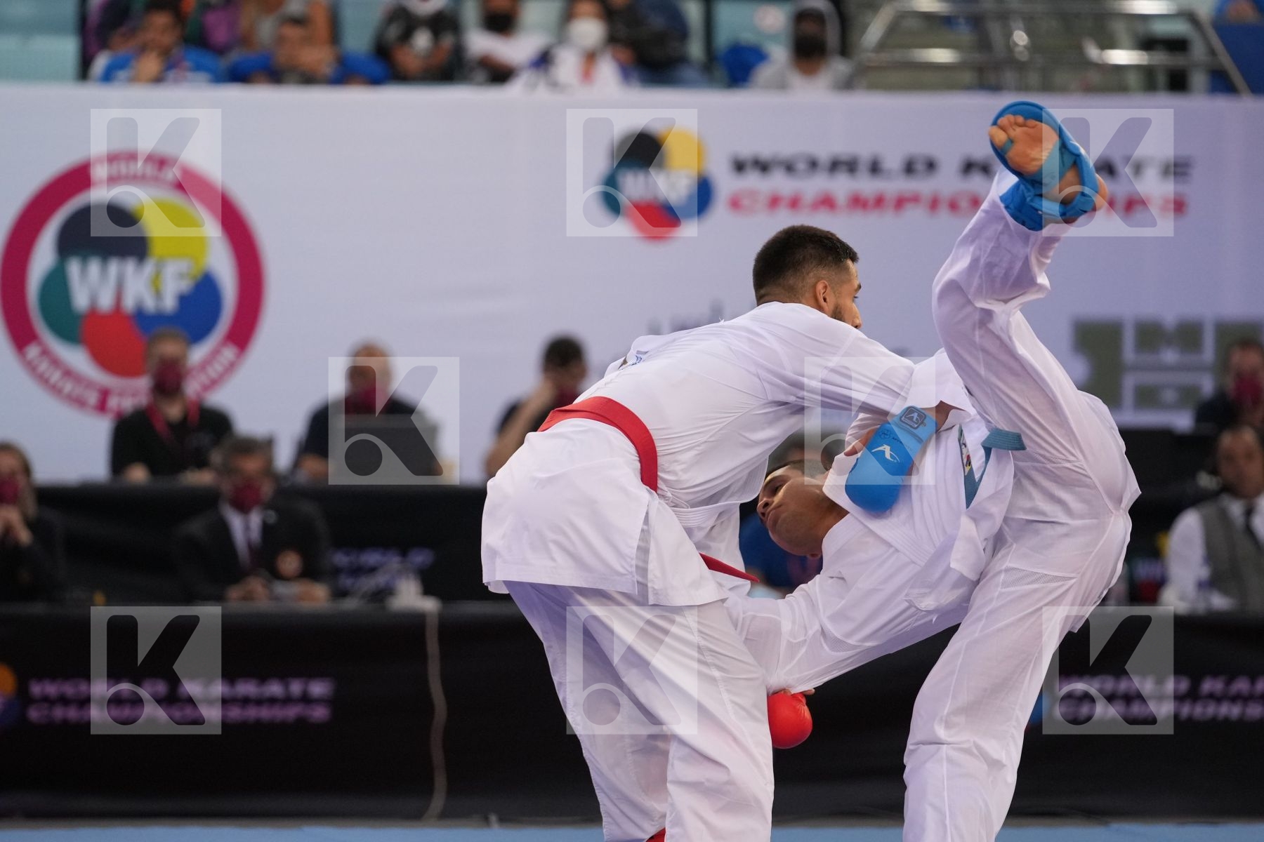 HUAIQUIMAN FABIAN (CHILE) vs BADAWY YOUSSEF (EGYPT) in Male Kumite -84 Kg - final bout