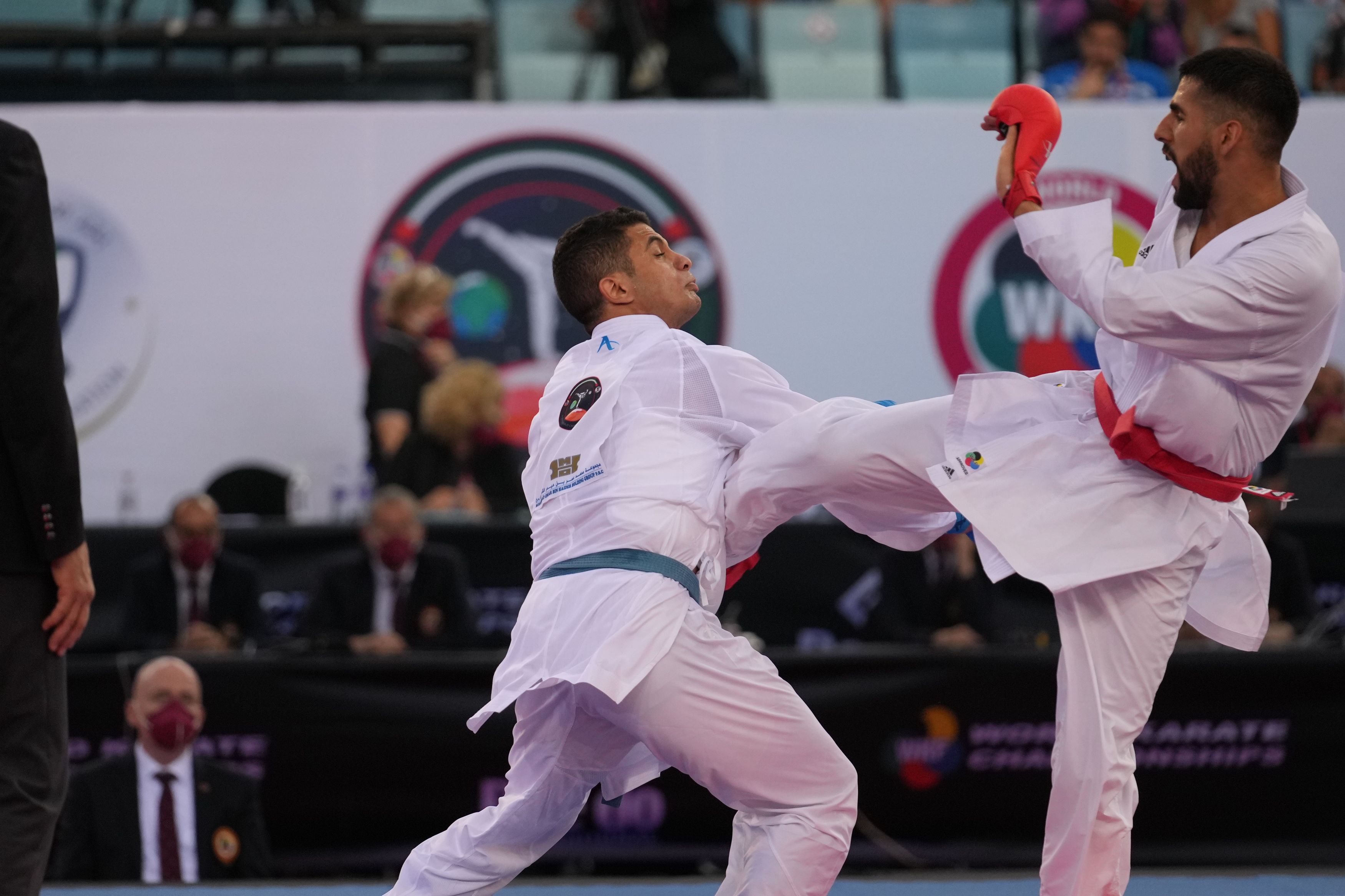 HUAIQUIMAN FABIAN (CHILE) vs BADAWY YOUSSEF (EGYPT) in Male Kumite -84 Kg - final bout