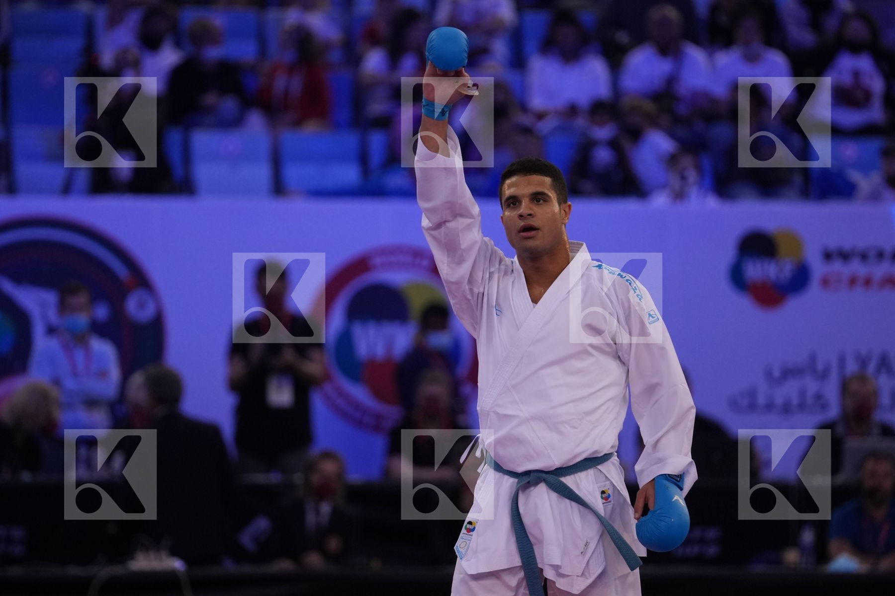 HUAIQUIMAN FABIAN (CHILE) vs BADAWY YOUSSEF (EGYPT) in Male Kumite -84 Kg - final bout