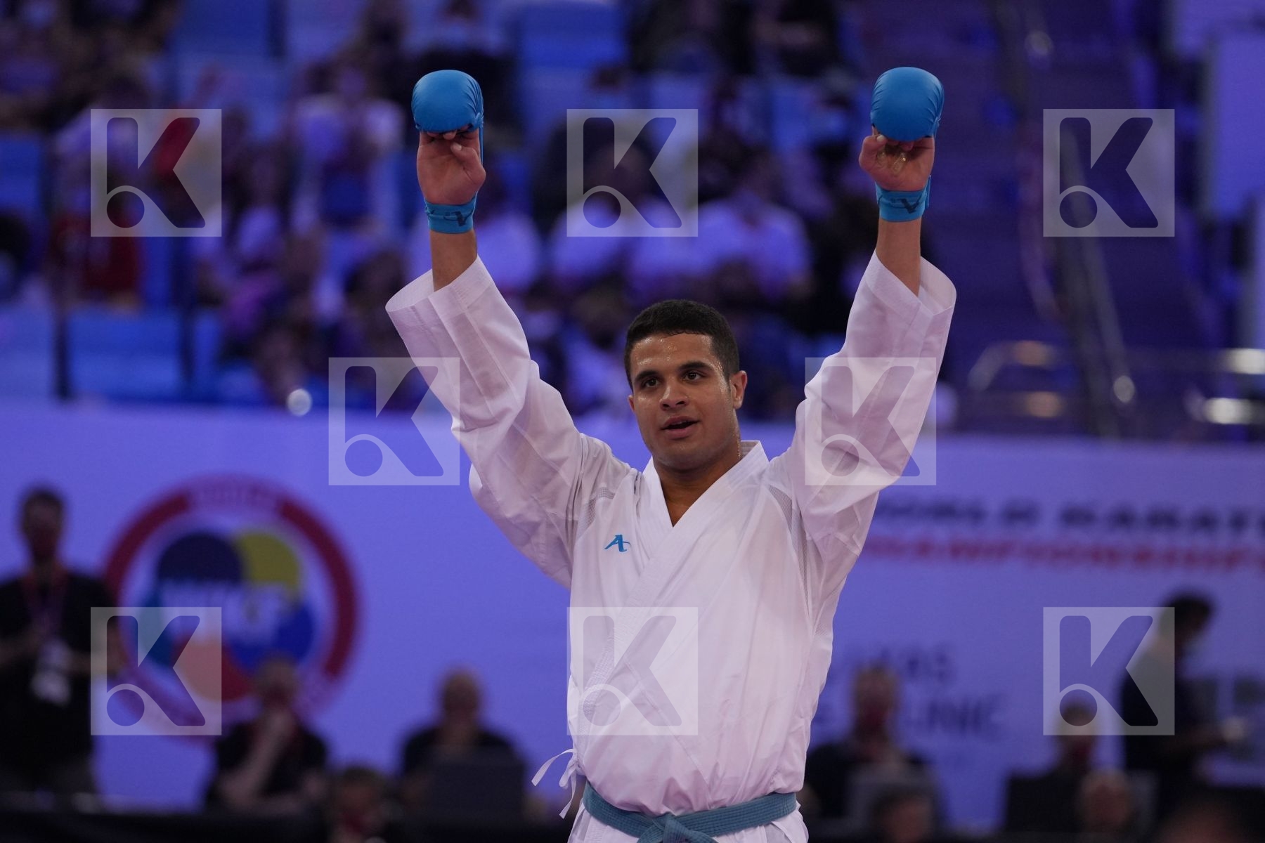 HUAIQUIMAN FABIAN (CHILE) vs BADAWY YOUSSEF (EGYPT) in Male Kumite -84 Kg - final bout