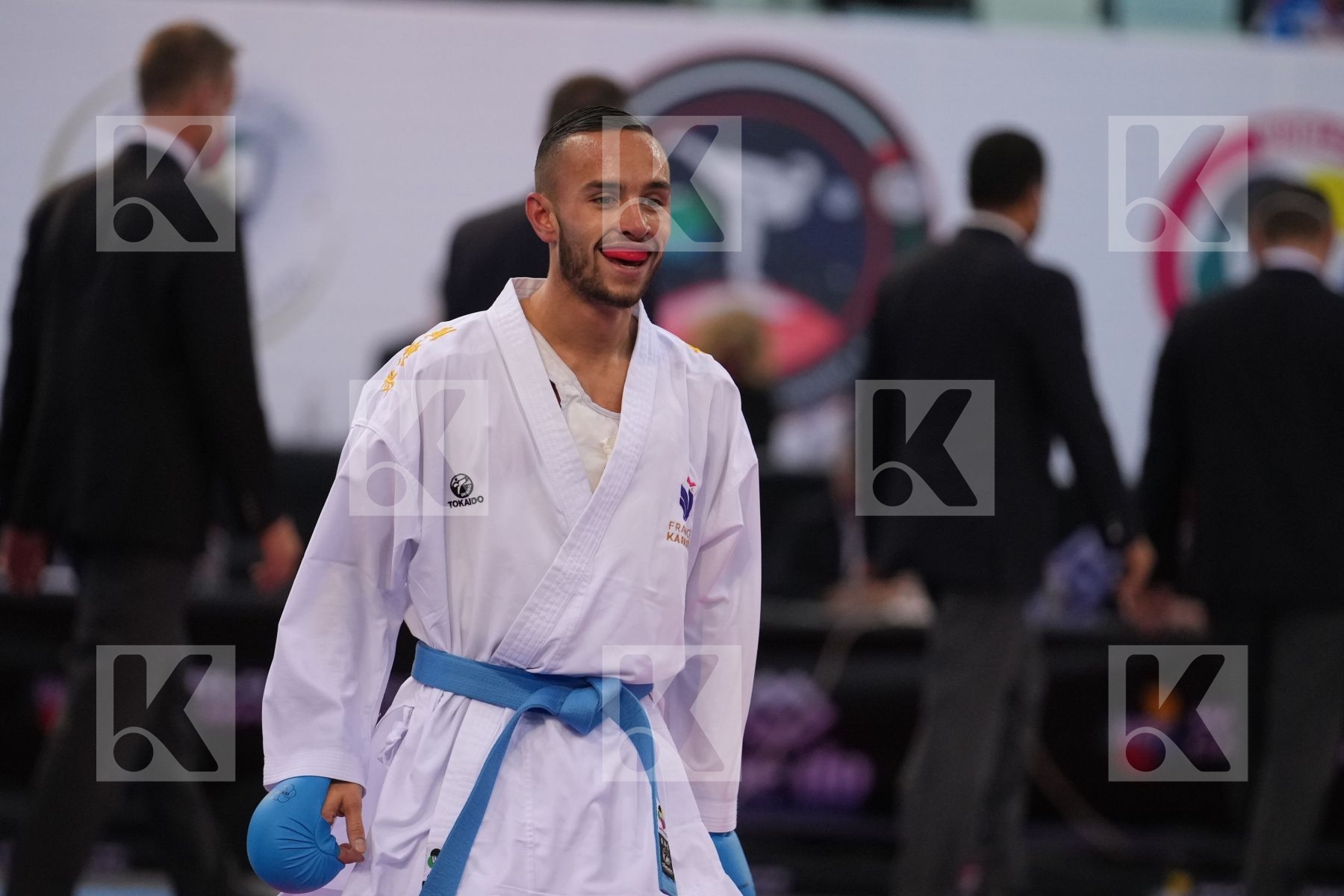 PAVLOV EMIL (NORTH MACEDONIA) vs DACOSTA STEVEN (FRANCE) in Male Kumite -67 Kg - final bout