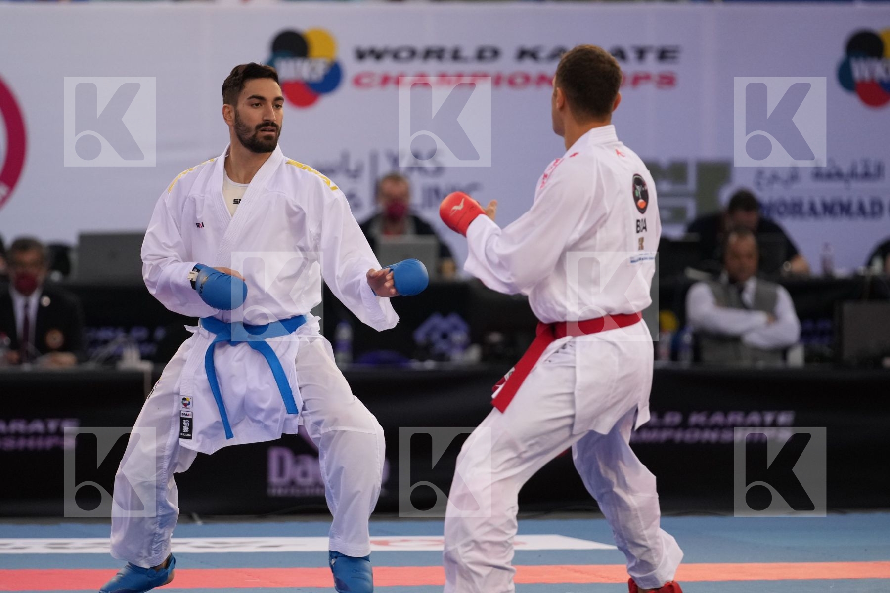 BROSE DOUGLAS (BRAZIL) vs CRESCENZO ANGELO (ITALY) in Male Kumite -60 Kg - final bout