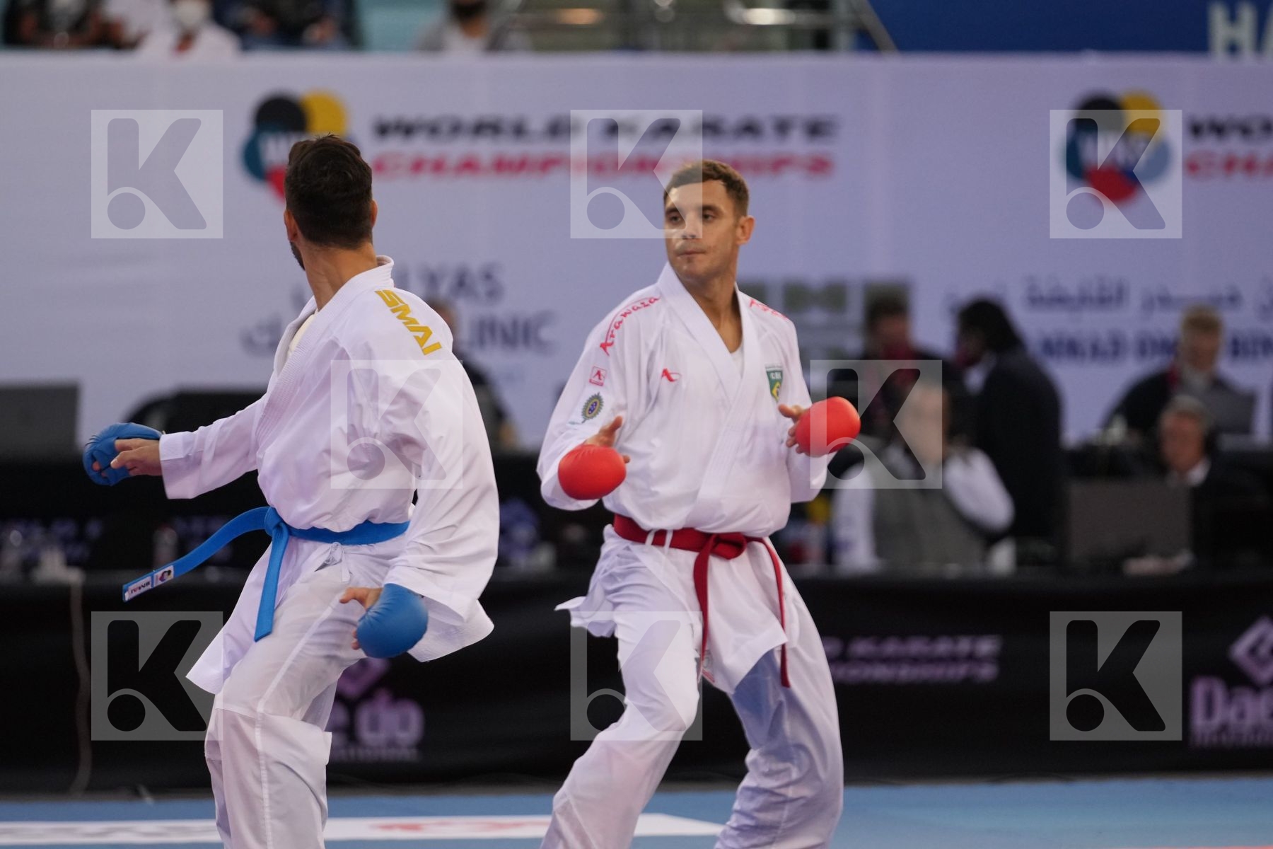 BROSE DOUGLAS (BRAZIL) vs CRESCENZO ANGELO (ITALY) in Male Kumite -60 Kg - final bout