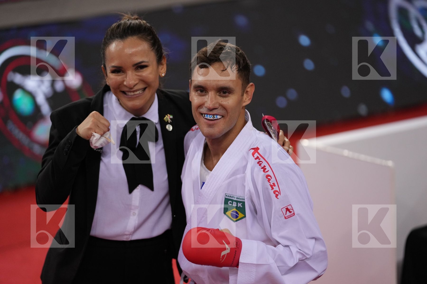 BROSE DOUGLAS (BRAZIL) vs CRESCENZO ANGELO (ITALY) in Male Kumite -60 Kg - final bout