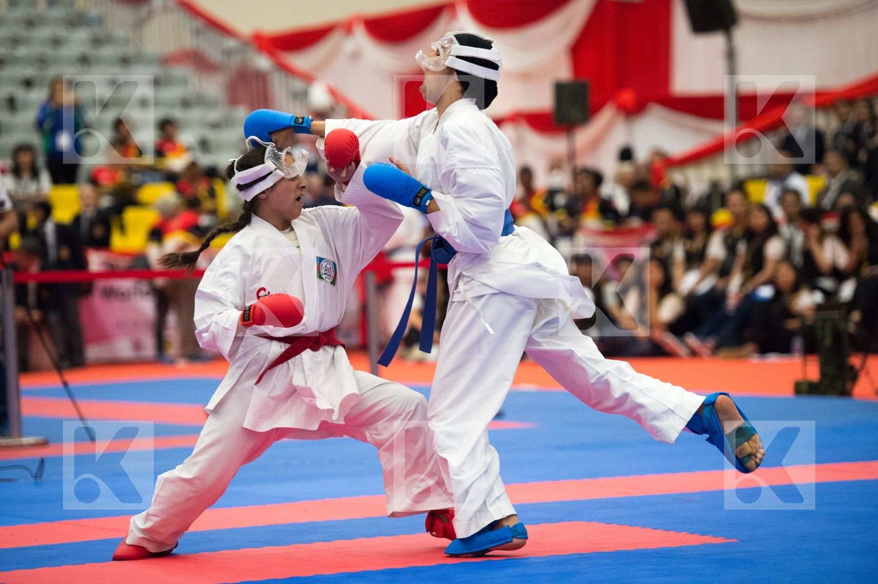 -47 kg Azerbaijan cadet Egypt Elshafi Salma Teymurova Fidan