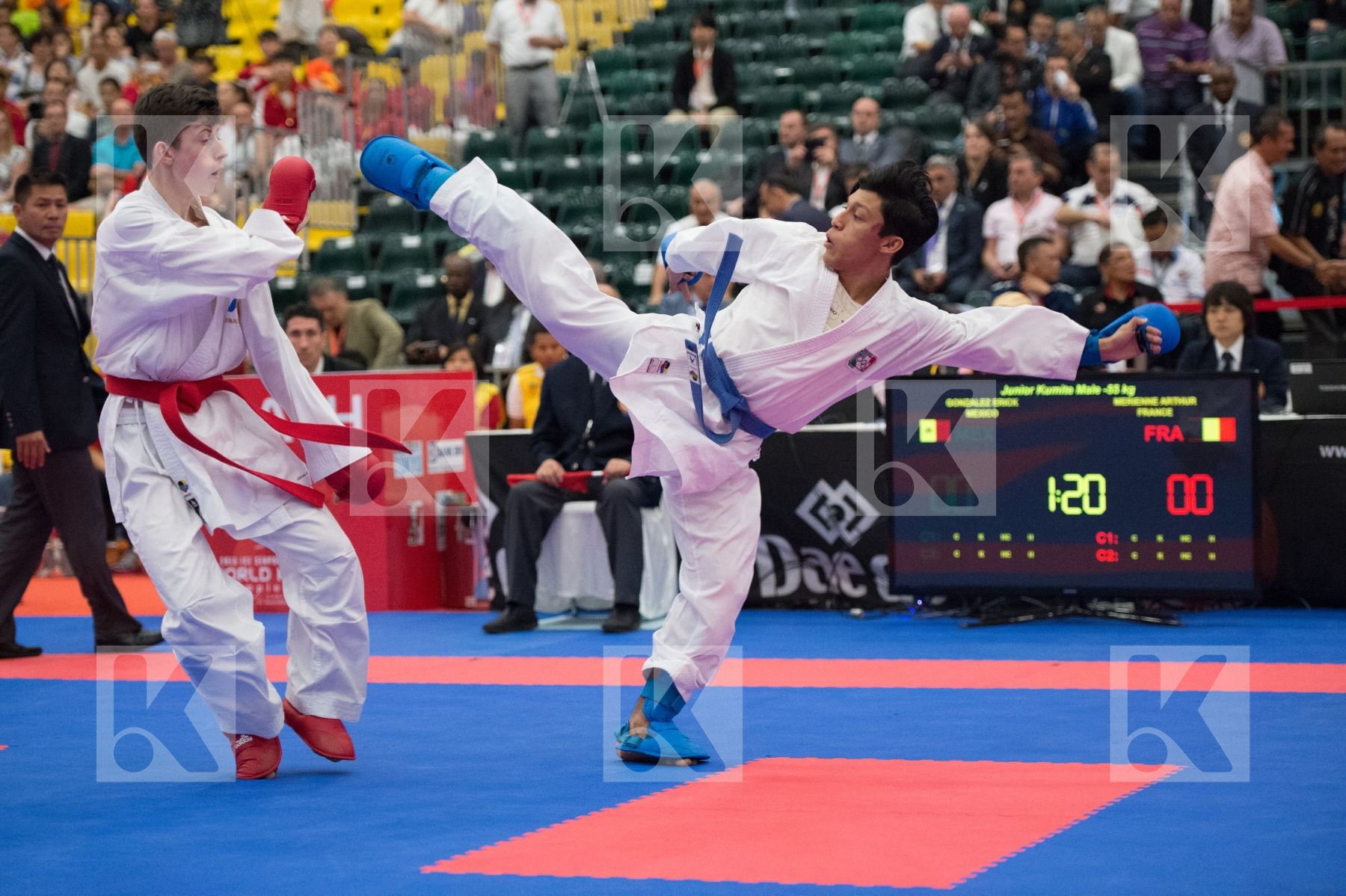 -55 kg Arawaza France Gonzalez Erick Junior Merienne Arthur Mexi