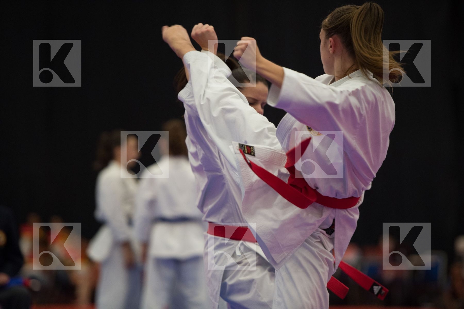 cadet female France Junior Kata team