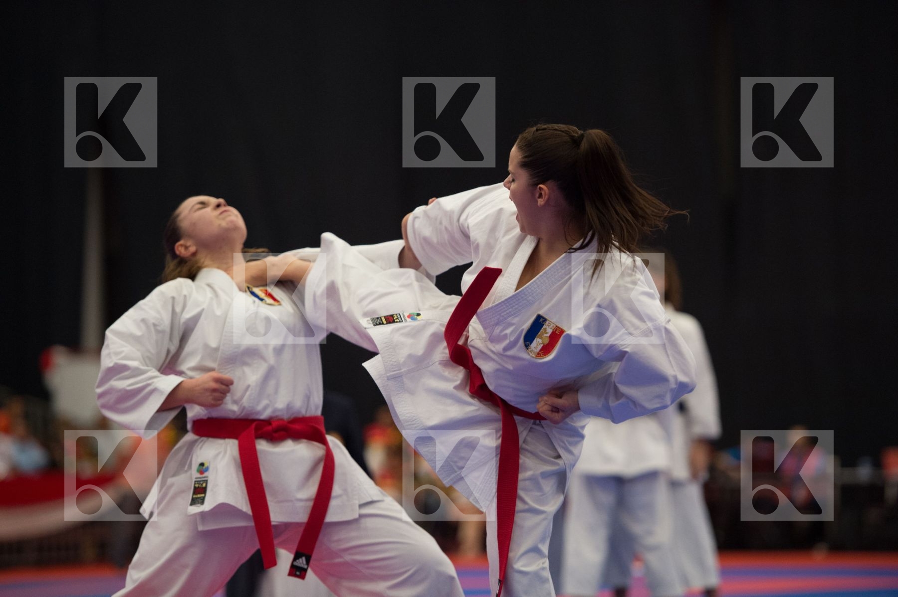 cadet female France Junior Kata team
