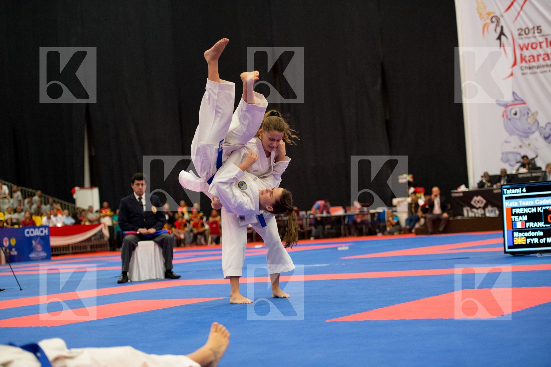Arawaza cadet female Fyr Of Macedonia Junior Kata team