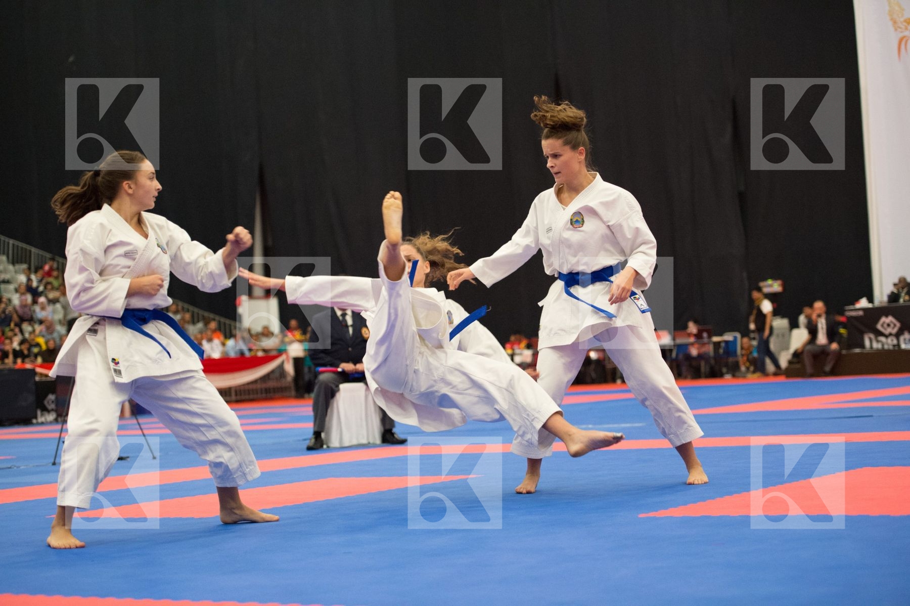 Arawaza cadet female Fyr Of Macedonia Junior Kata team