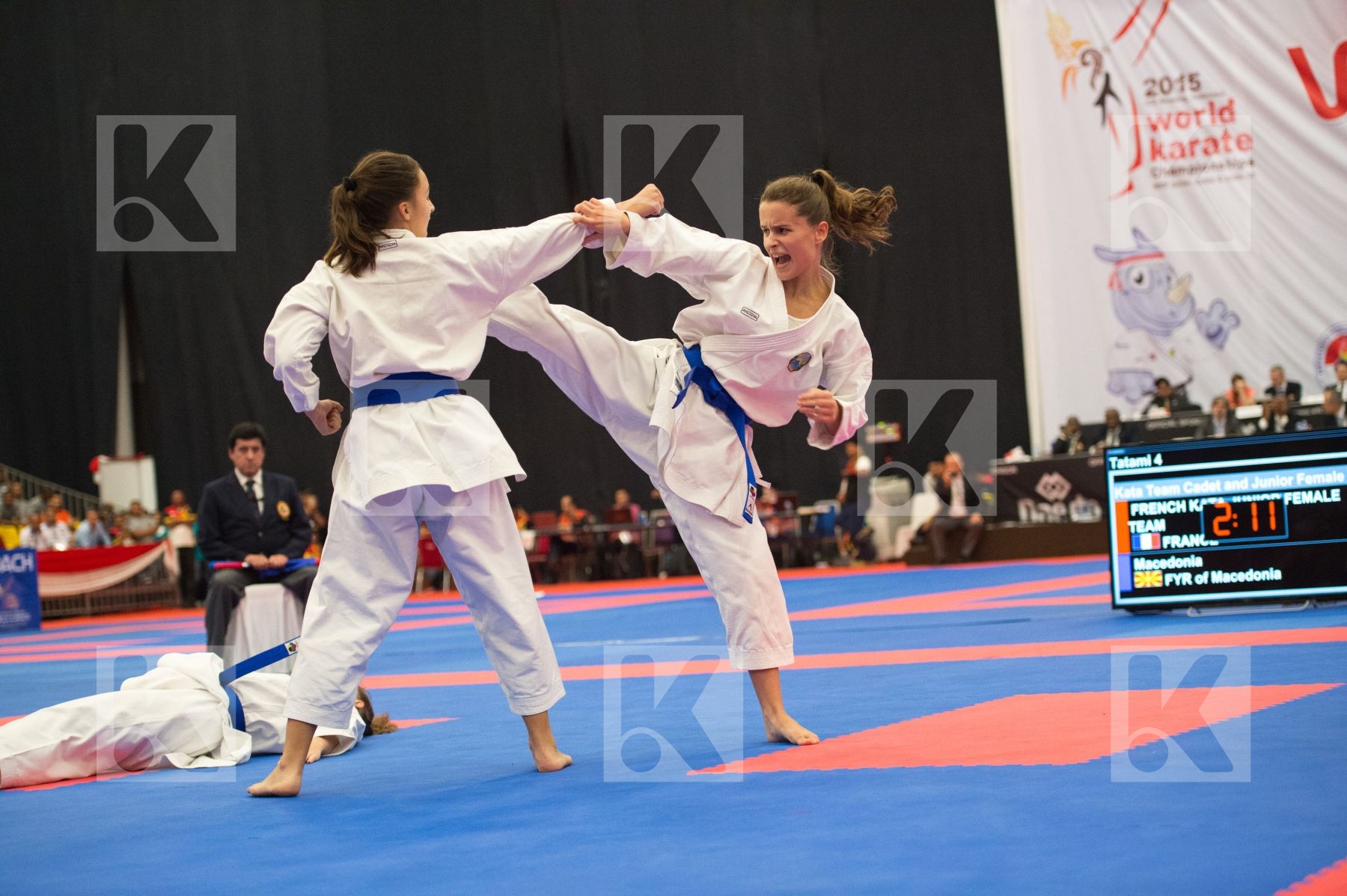 Arawaza cadet female Fyr Of Macedonia Junior Kata team