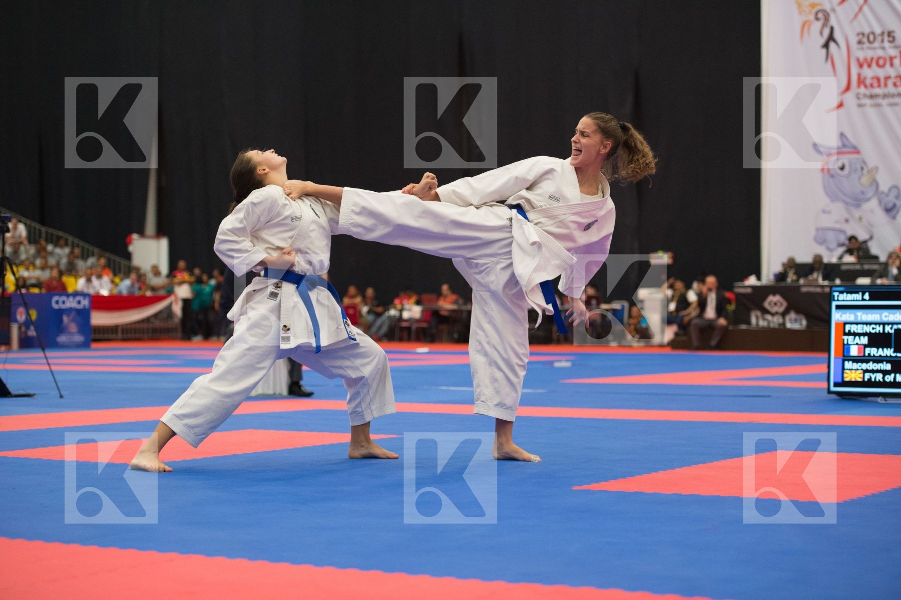Arawaza cadet female Fyr Of Macedonia Junior Kata team