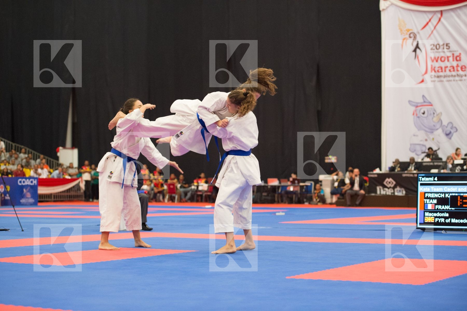 Arawaza cadet female Fyr Of Macedonia Junior Kata team