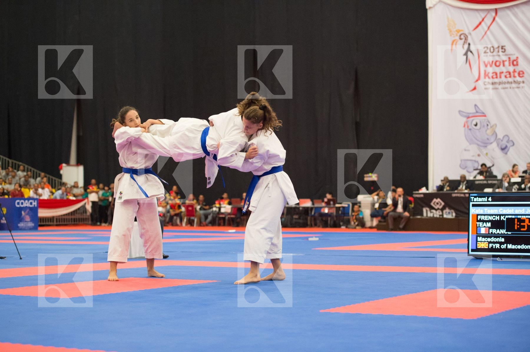 Arawaza cadet female Fyr Of Macedonia Junior Kata team