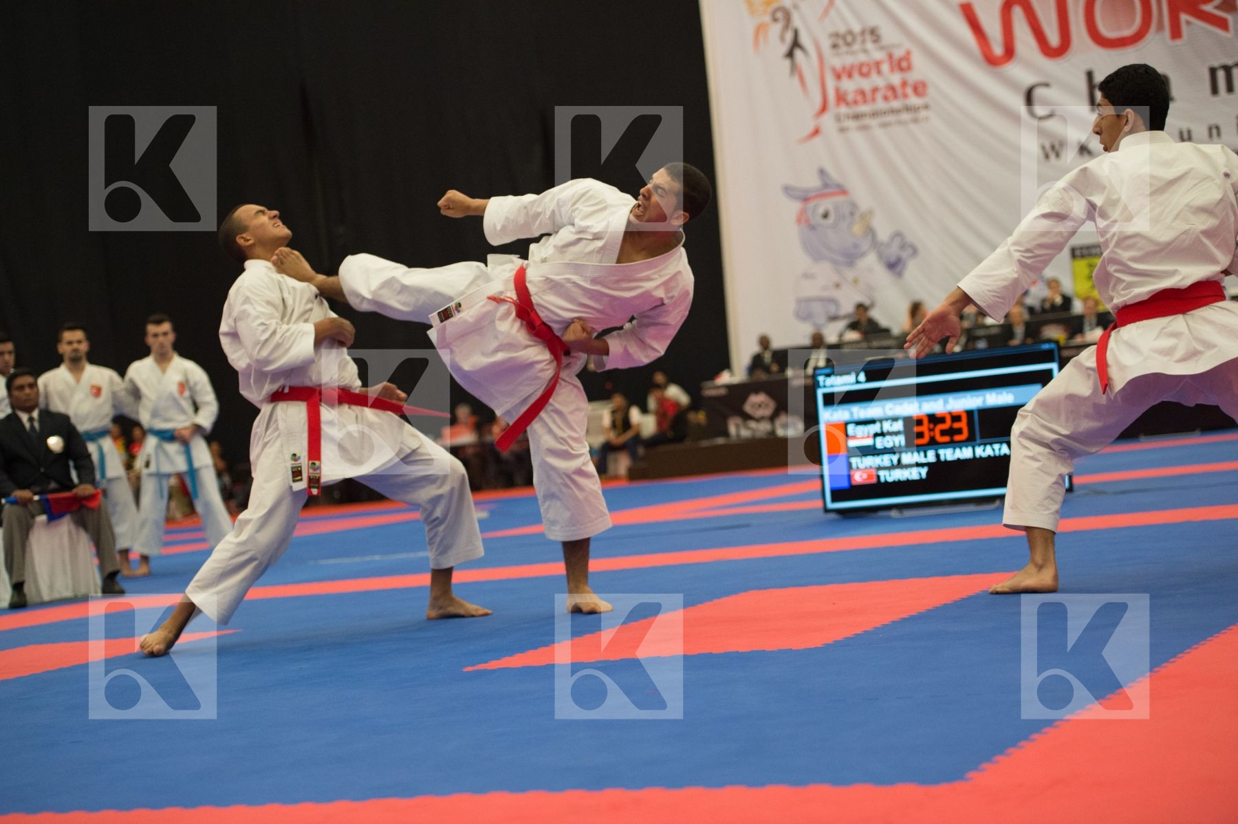 cadet Egypt Junior Kata male team